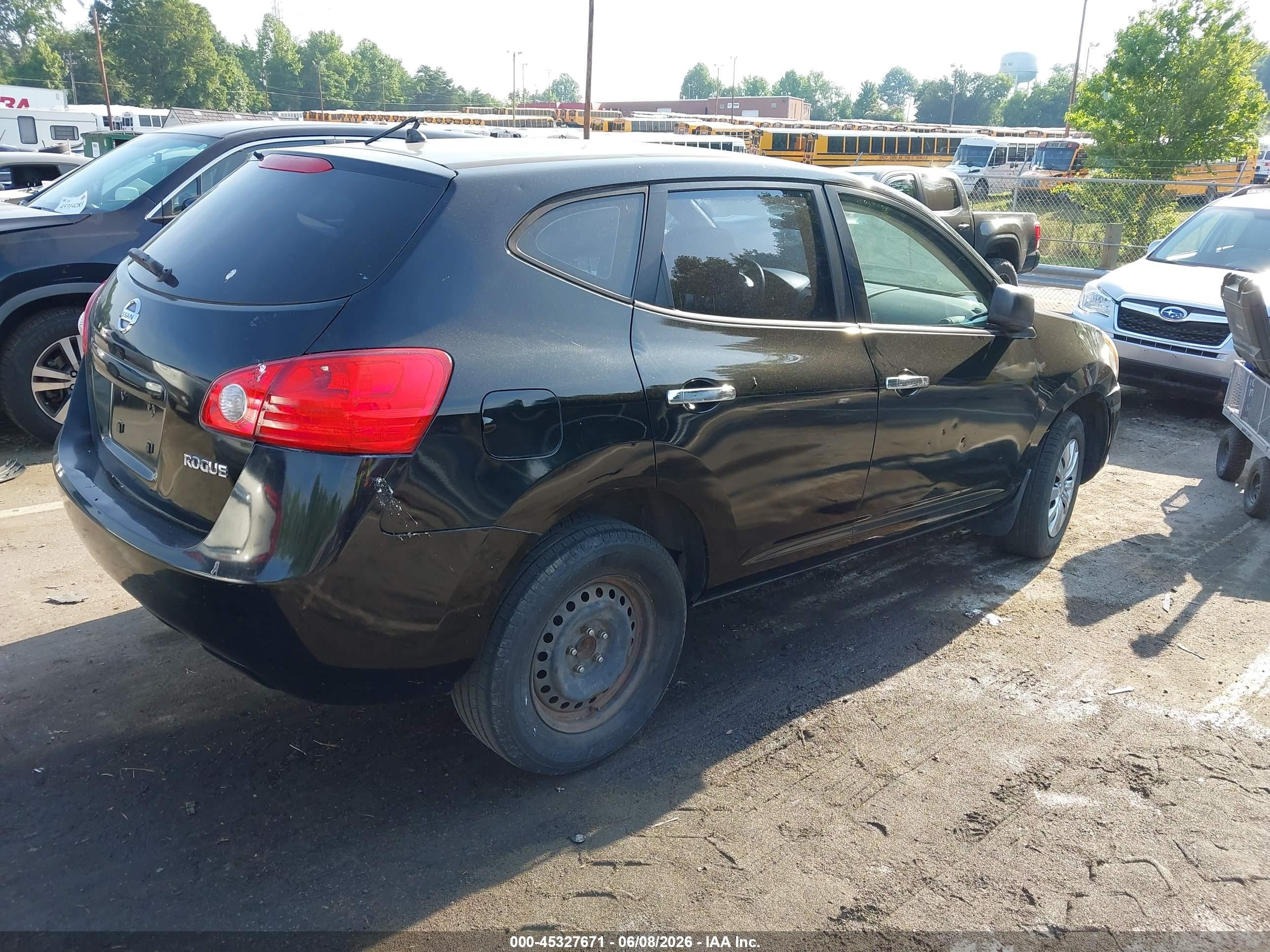 2010 Nissan Rogue S Black vin: JN8AS5MT5AW506930