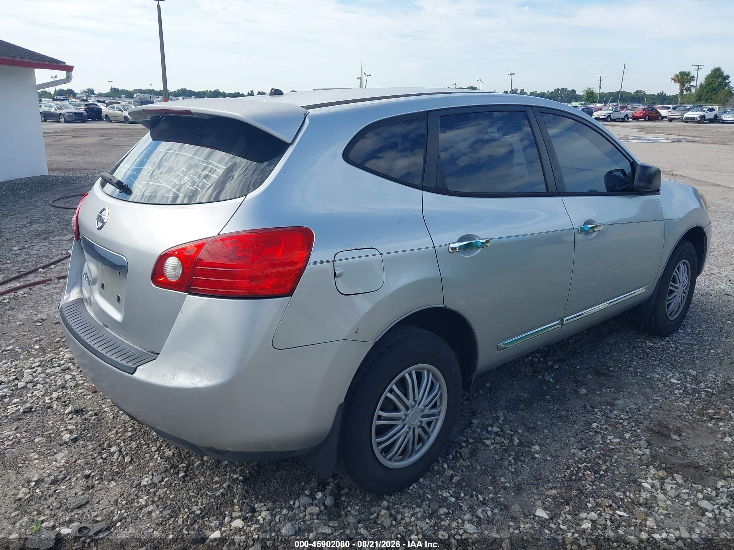 2011 Nissan Rogue S Silver vin: JN8AS5MT5BW154966