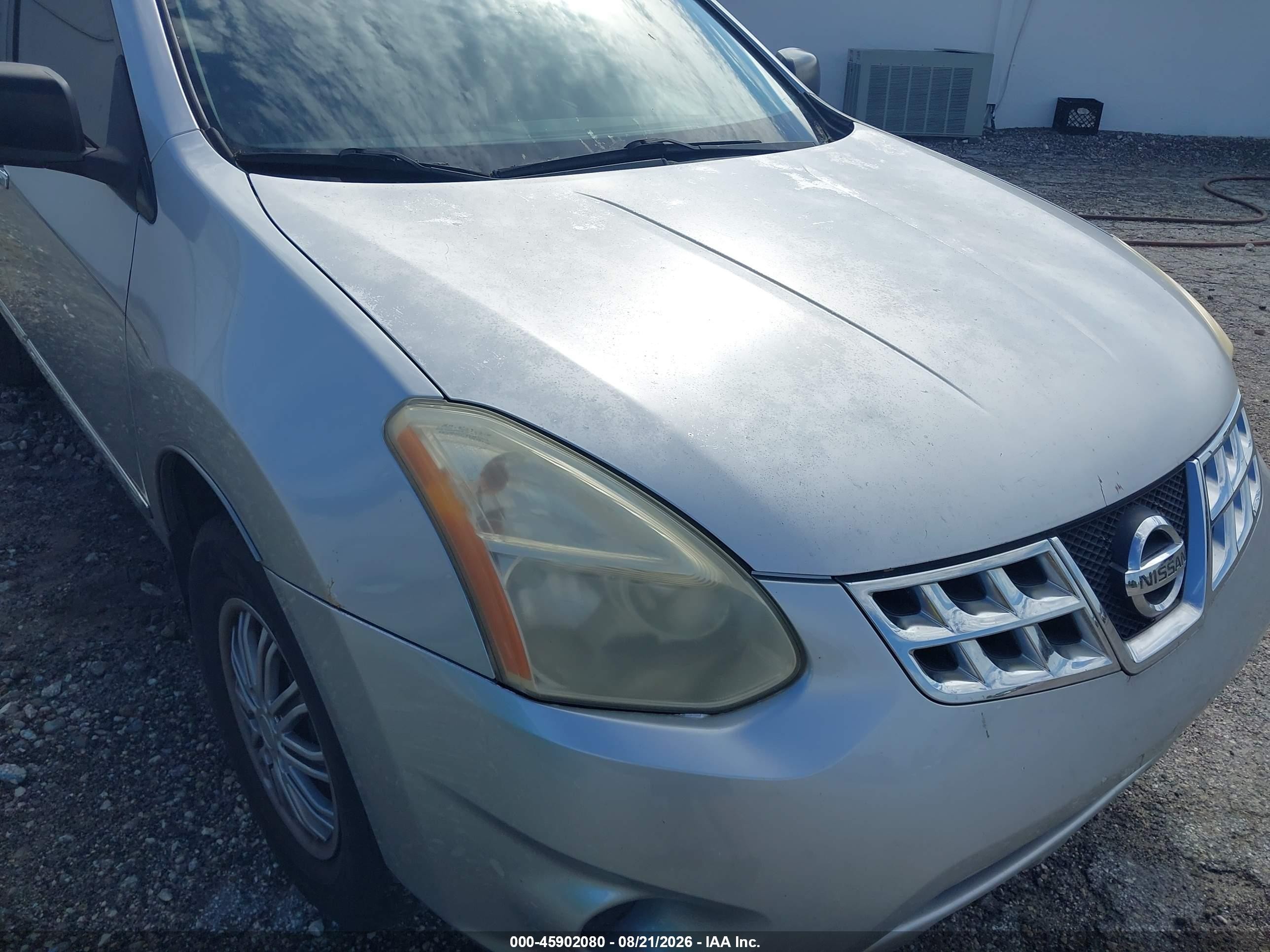2011 Nissan Rogue S Silver vin: JN8AS5MT5BW154966