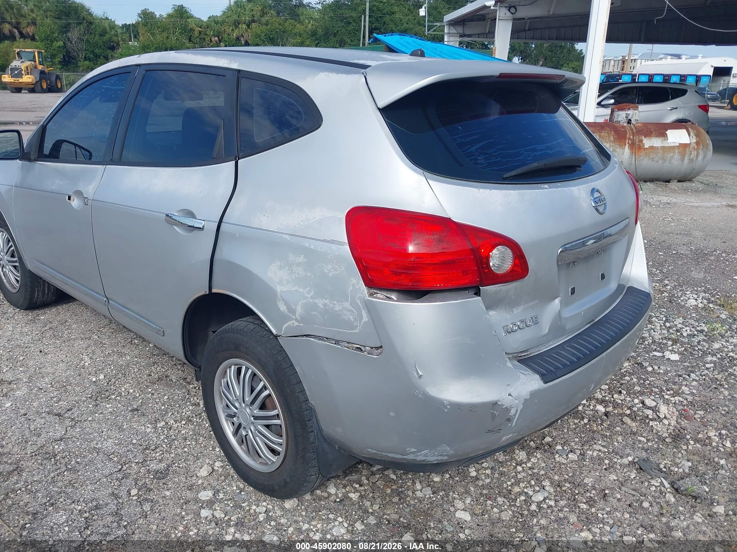 2011 Nissan Rogue S Silver vin: JN8AS5MT5BW154966