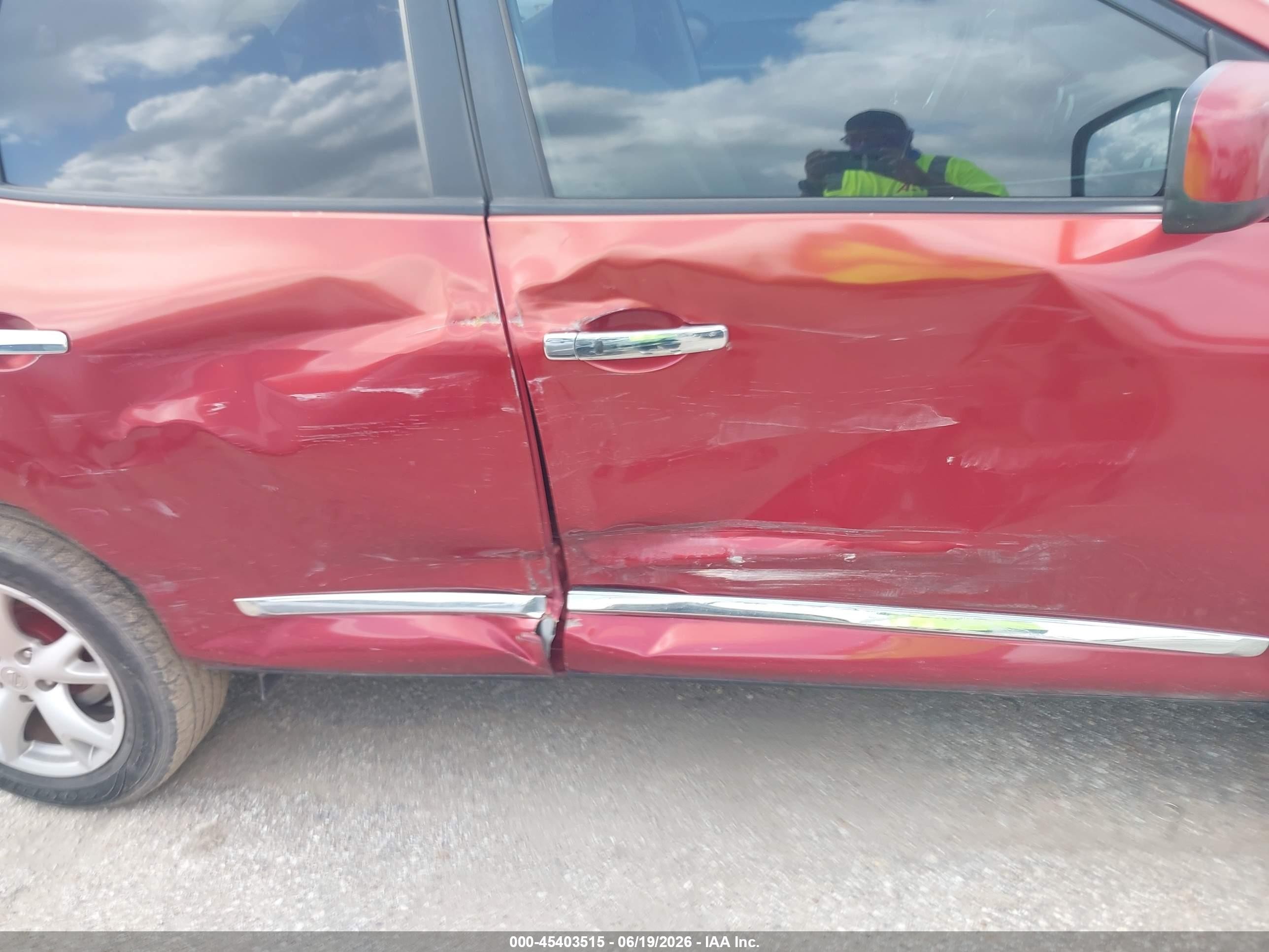 2011 Nissan Rogue Sv Red vin: JN8AS5MT5BW167491