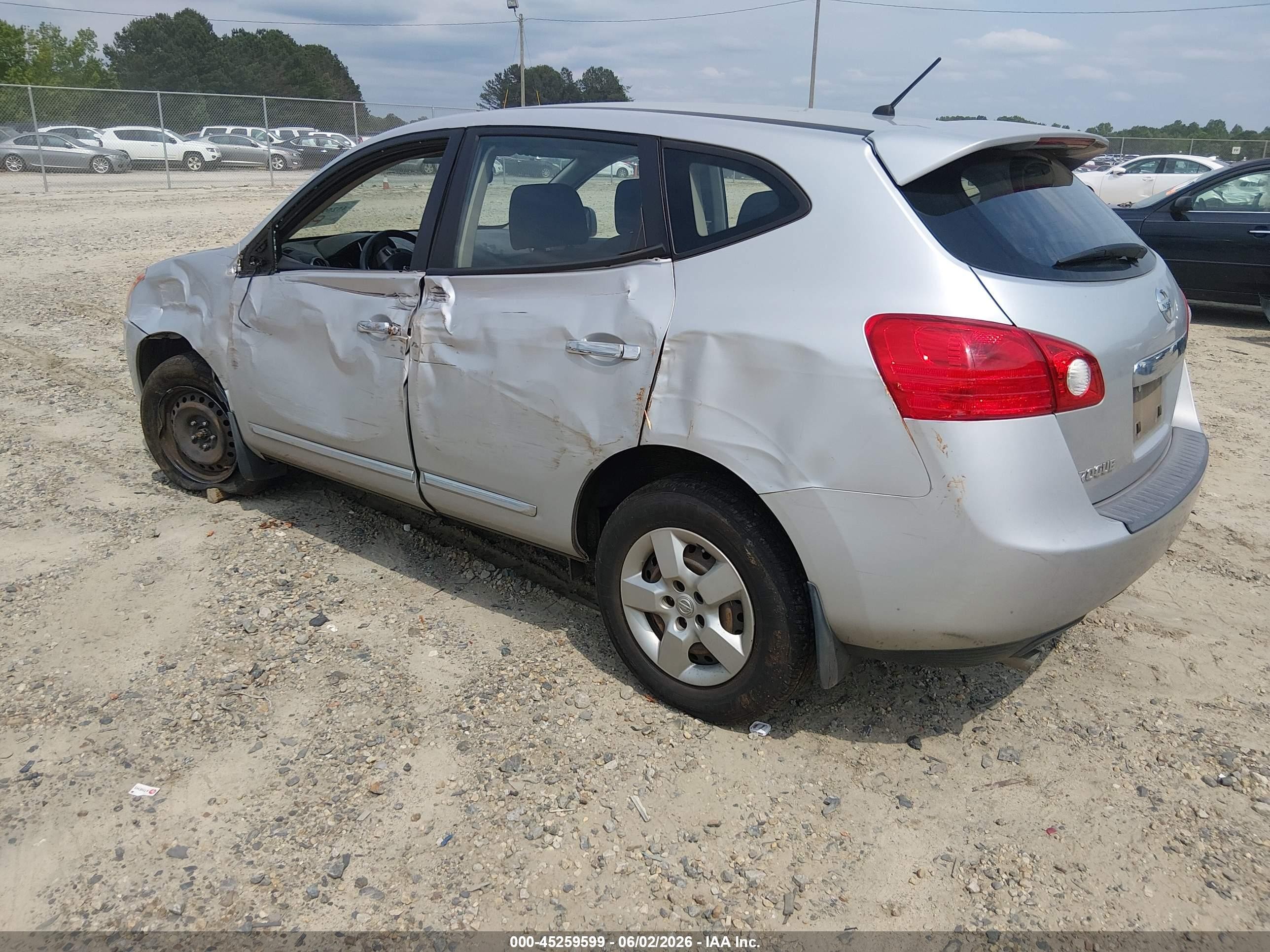 2011 Nissan Rogue S Silver vin: JN8AS5MT5BW170326