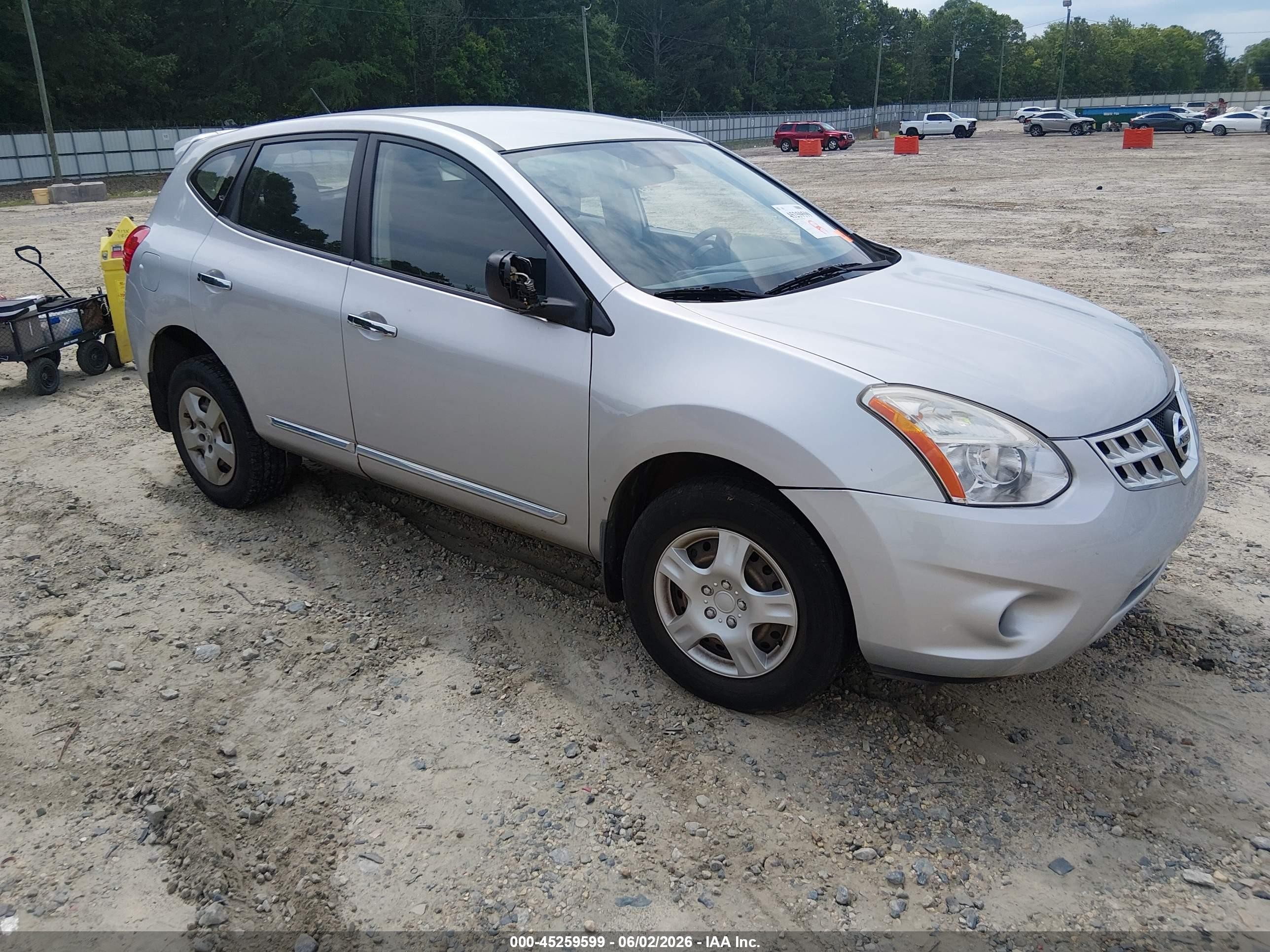 2011 Nissan Rogue S Silver vin: JN8AS5MT5BW170326