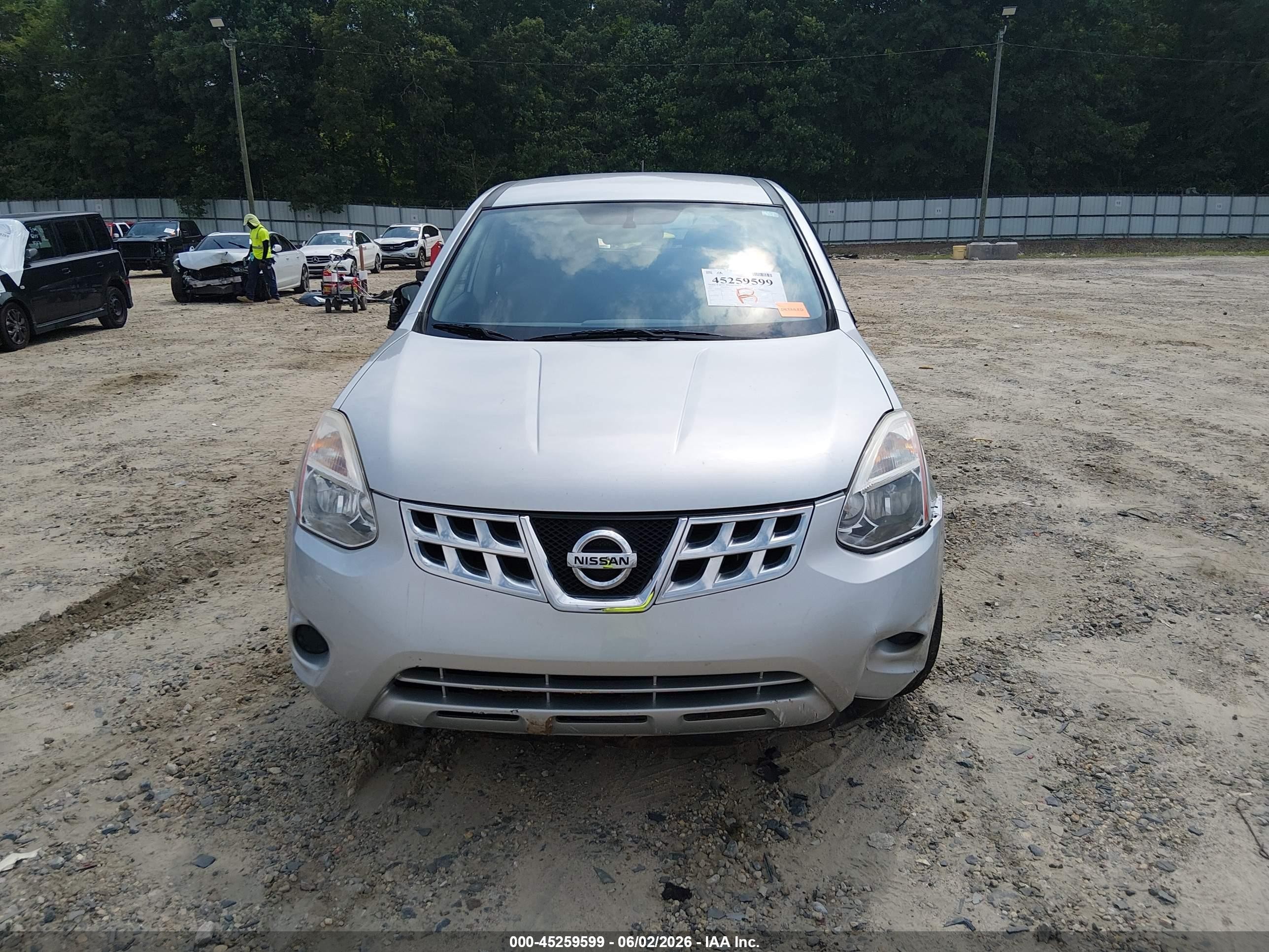 2011 Nissan Rogue S Silver vin: JN8AS5MT5BW170326