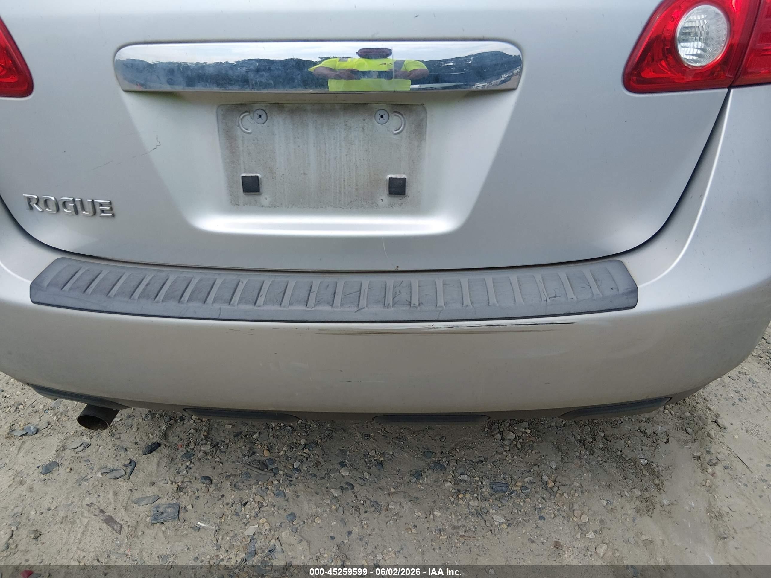 2011 Nissan Rogue S Silver vin: JN8AS5MT5BW170326