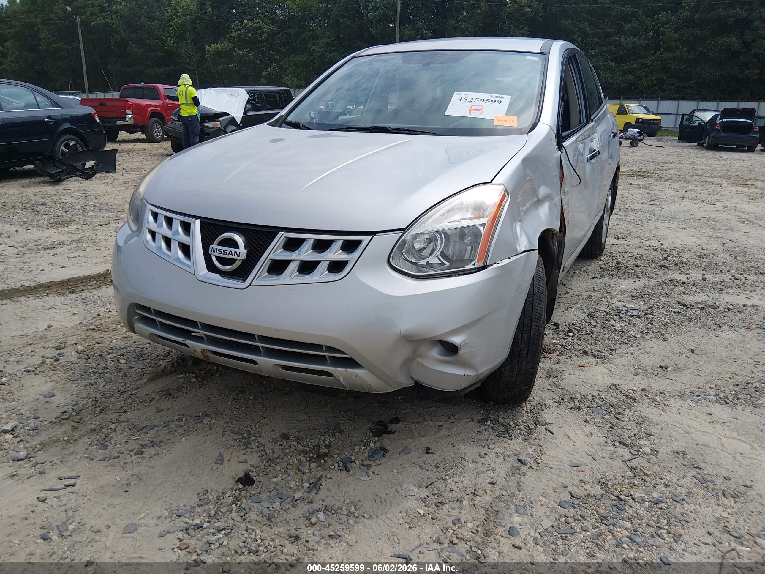 2011 Nissan Rogue S Silver vin: JN8AS5MT5BW170326