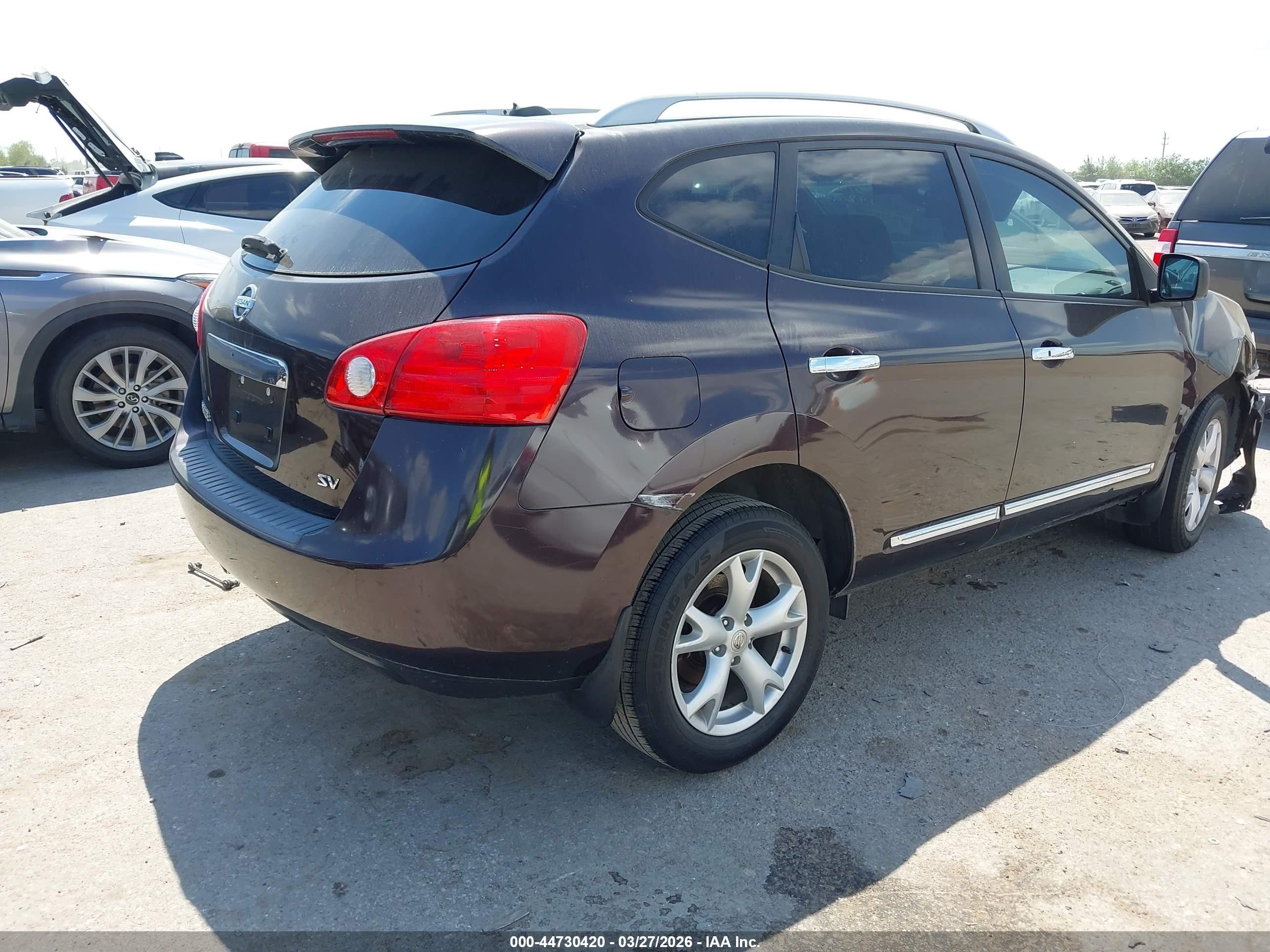 2011 Nissan Rogue Sv Серый vin: JN8AS5MT5BW176708