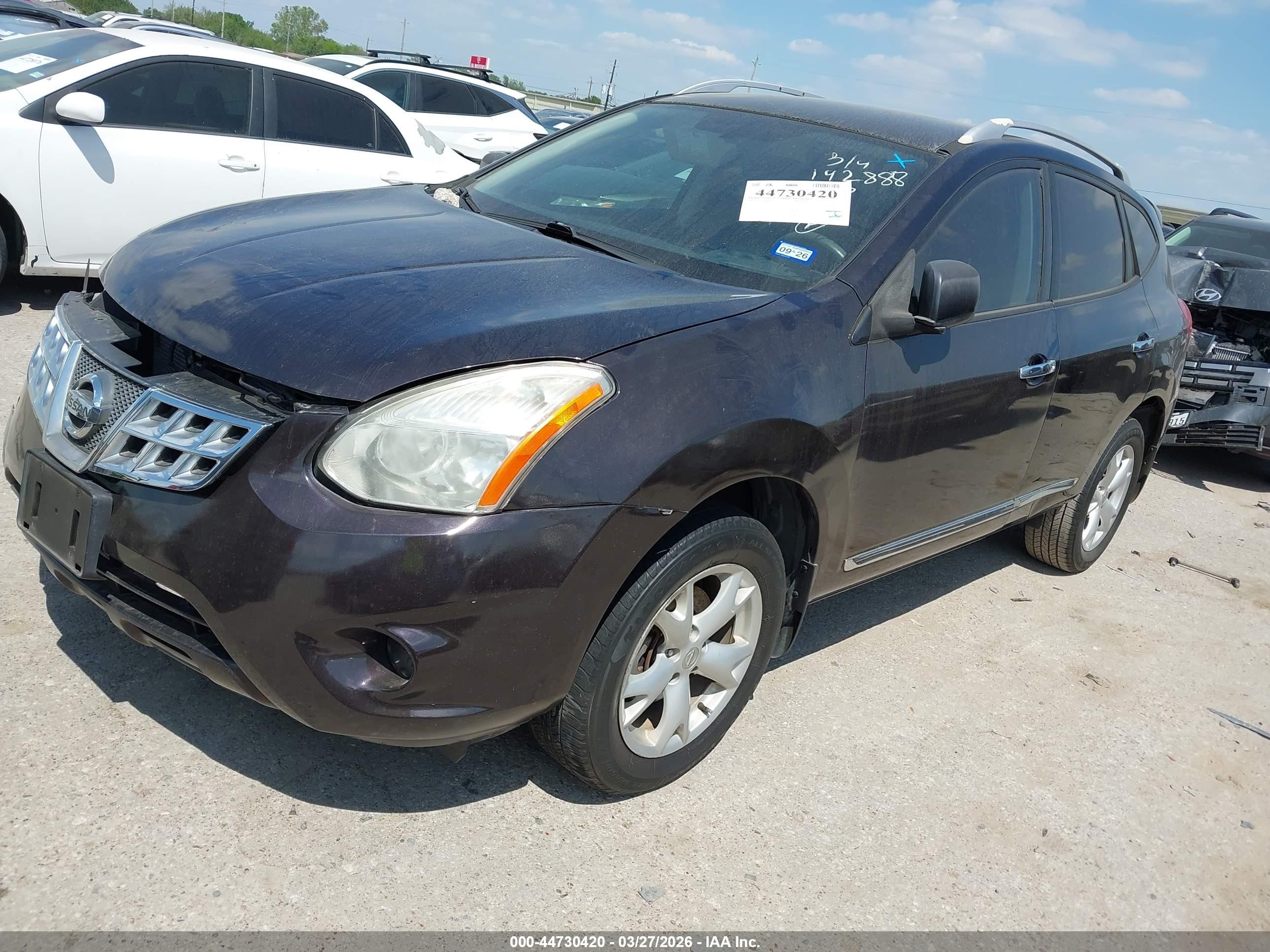 2011 Nissan Rogue Sv Серый vin: JN8AS5MT5BW176708