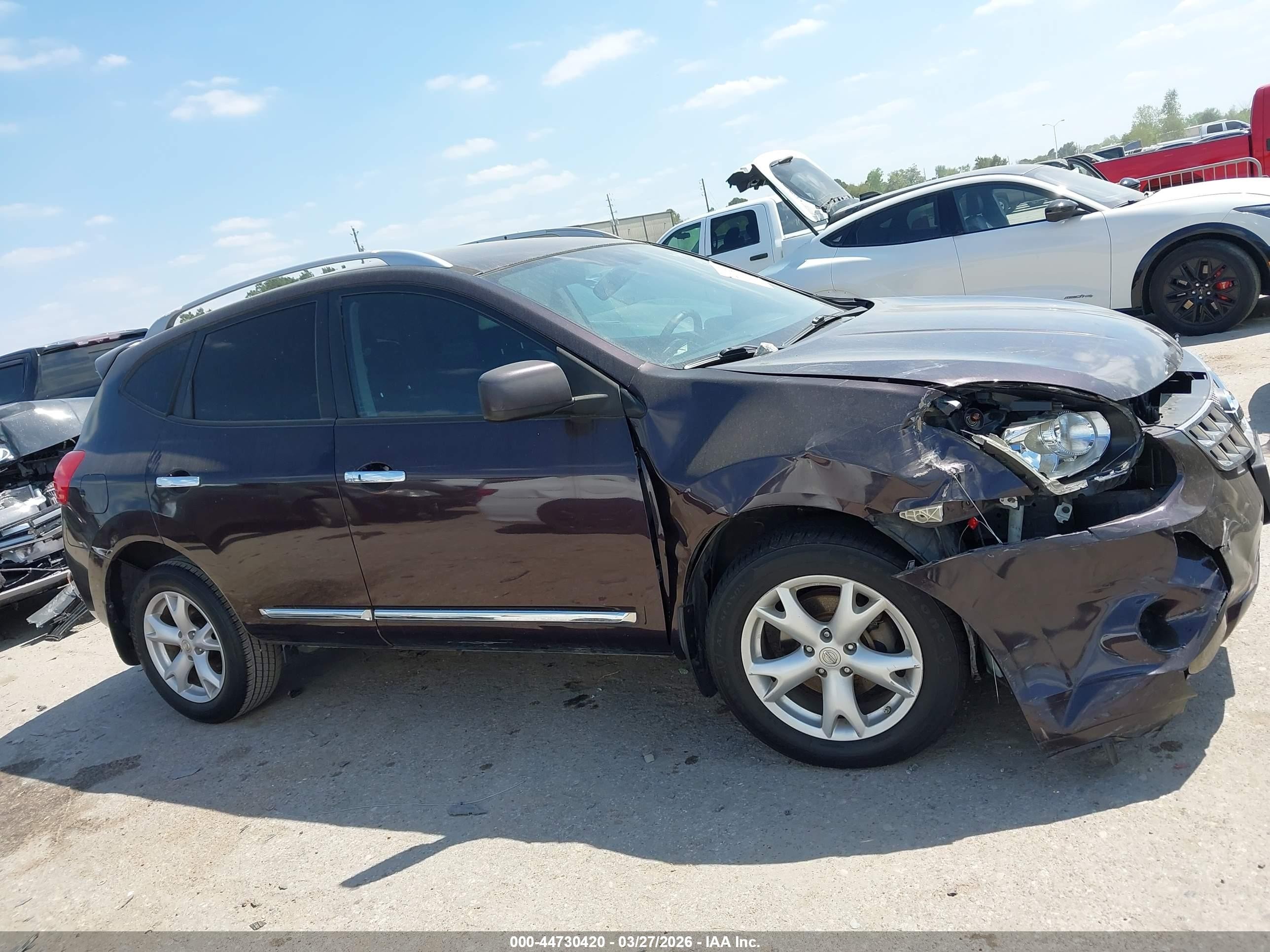 2011 Nissan Rogue Sv Серый vin: JN8AS5MT5BW176708