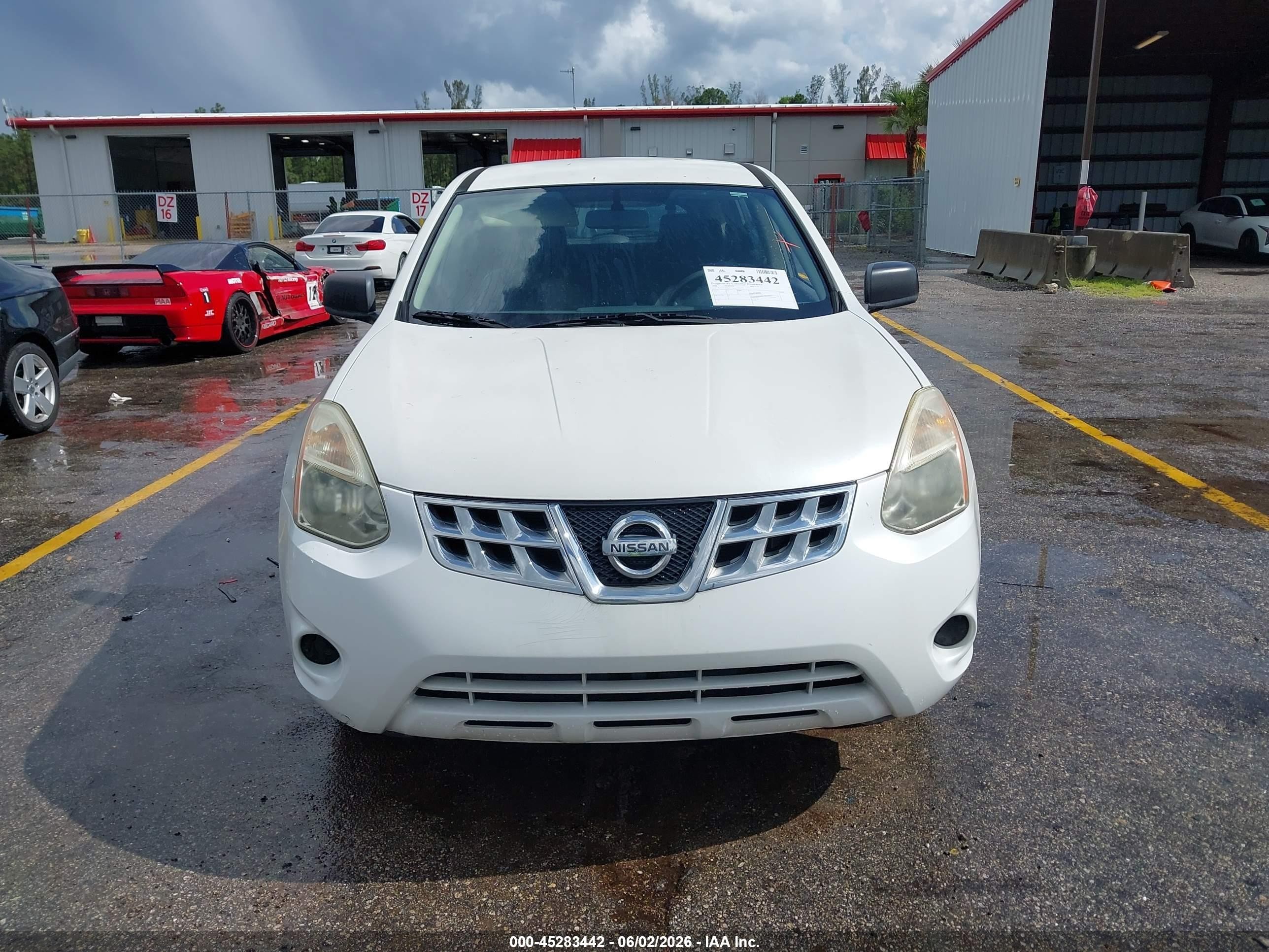 2011 Nissan Rogue S White vin: JN8AS5MT5BW178331