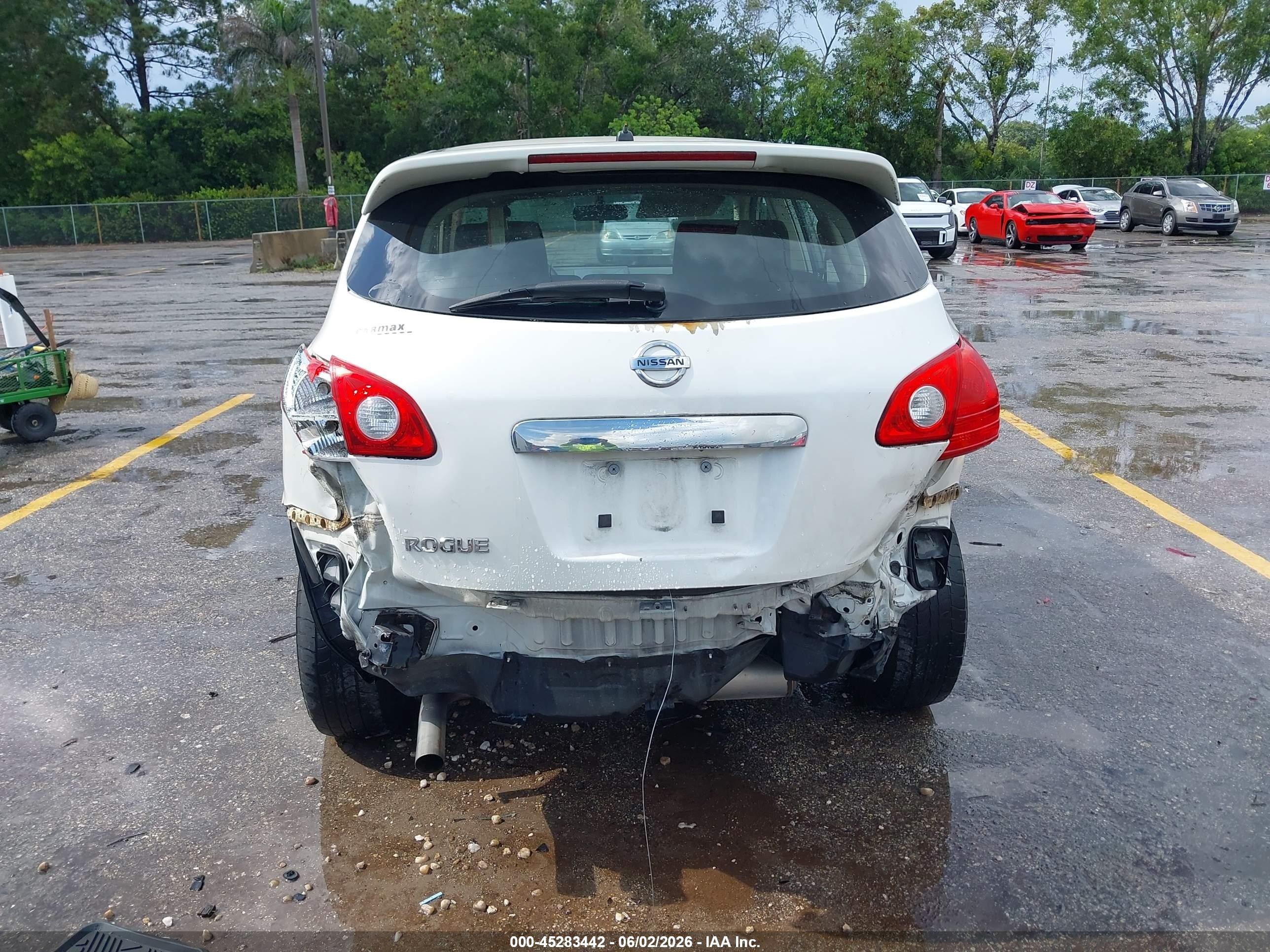 2011 Nissan Rogue S White vin: JN8AS5MT5BW178331