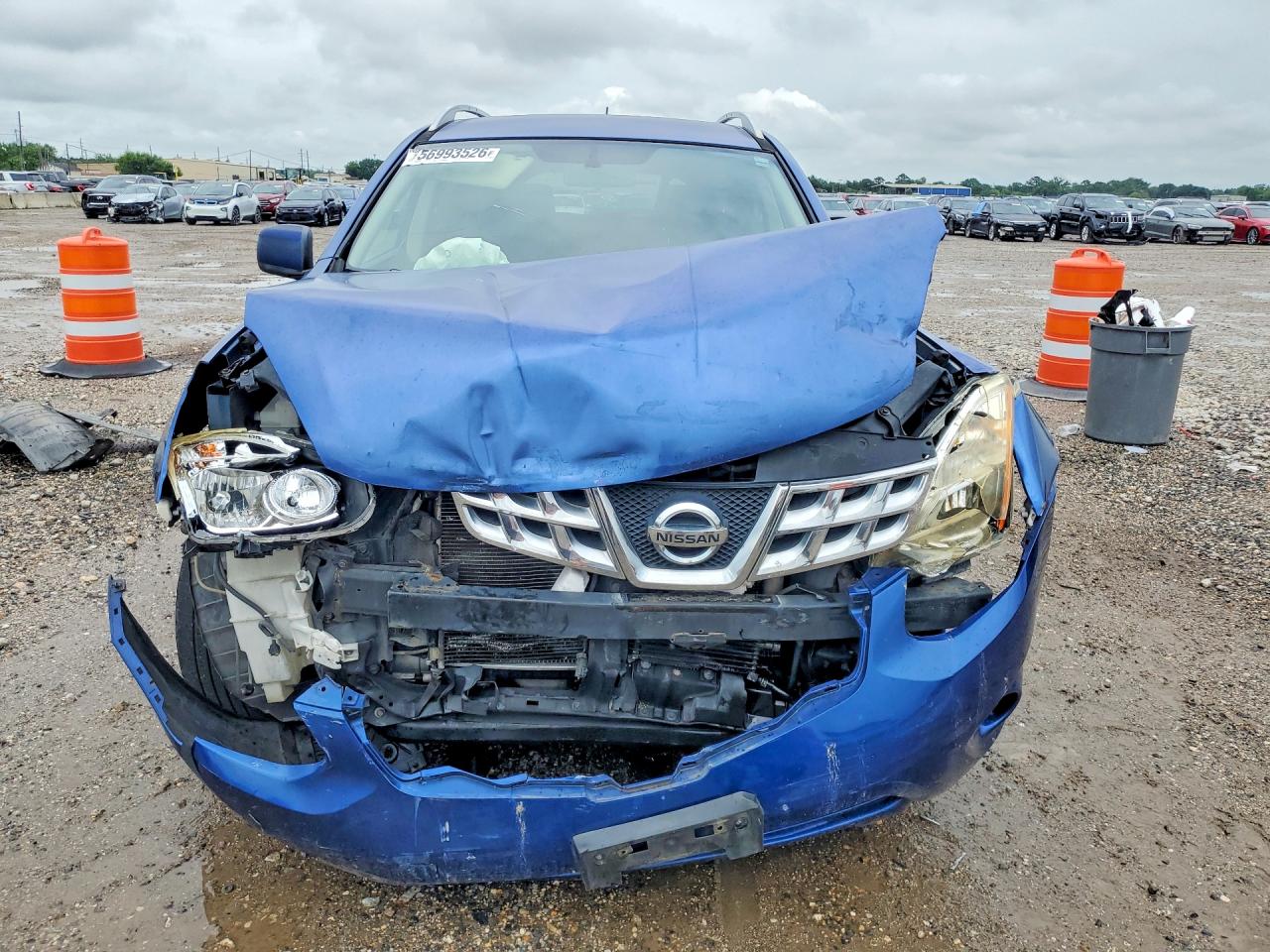 2011 Nissan Rogue S Blue vin: JN8AS5MT5BW179933
