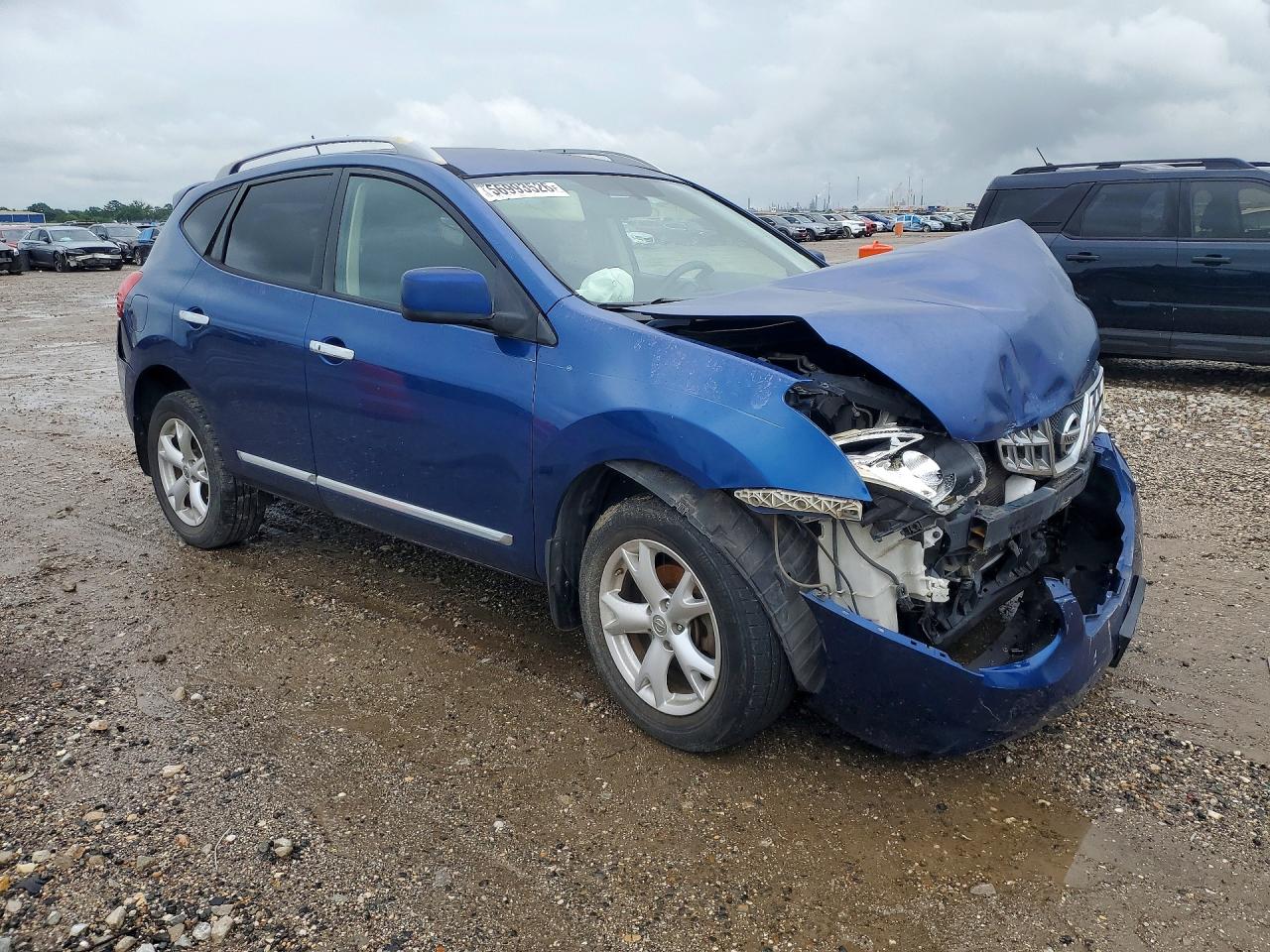 2011 Nissan Rogue S Blue vin: JN8AS5MT5BW179933