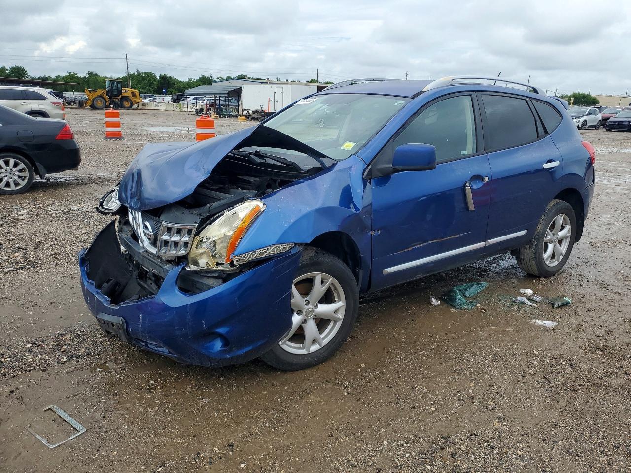 2011 Nissan Rogue S Blue vin: JN8AS5MT5BW179933