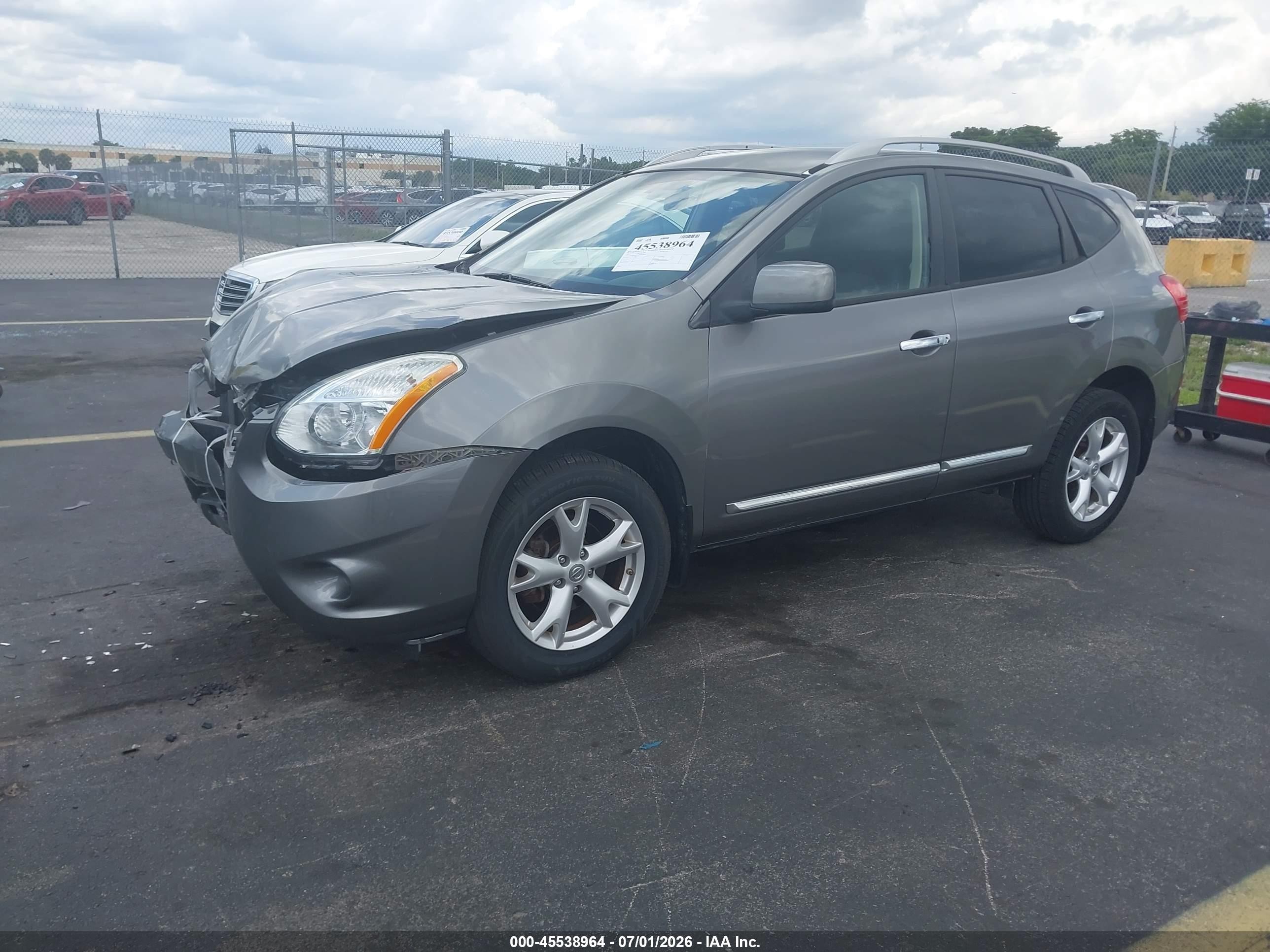 2011 Nissan Rogue Sv Gray vin: JN8AS5MT5BW565834