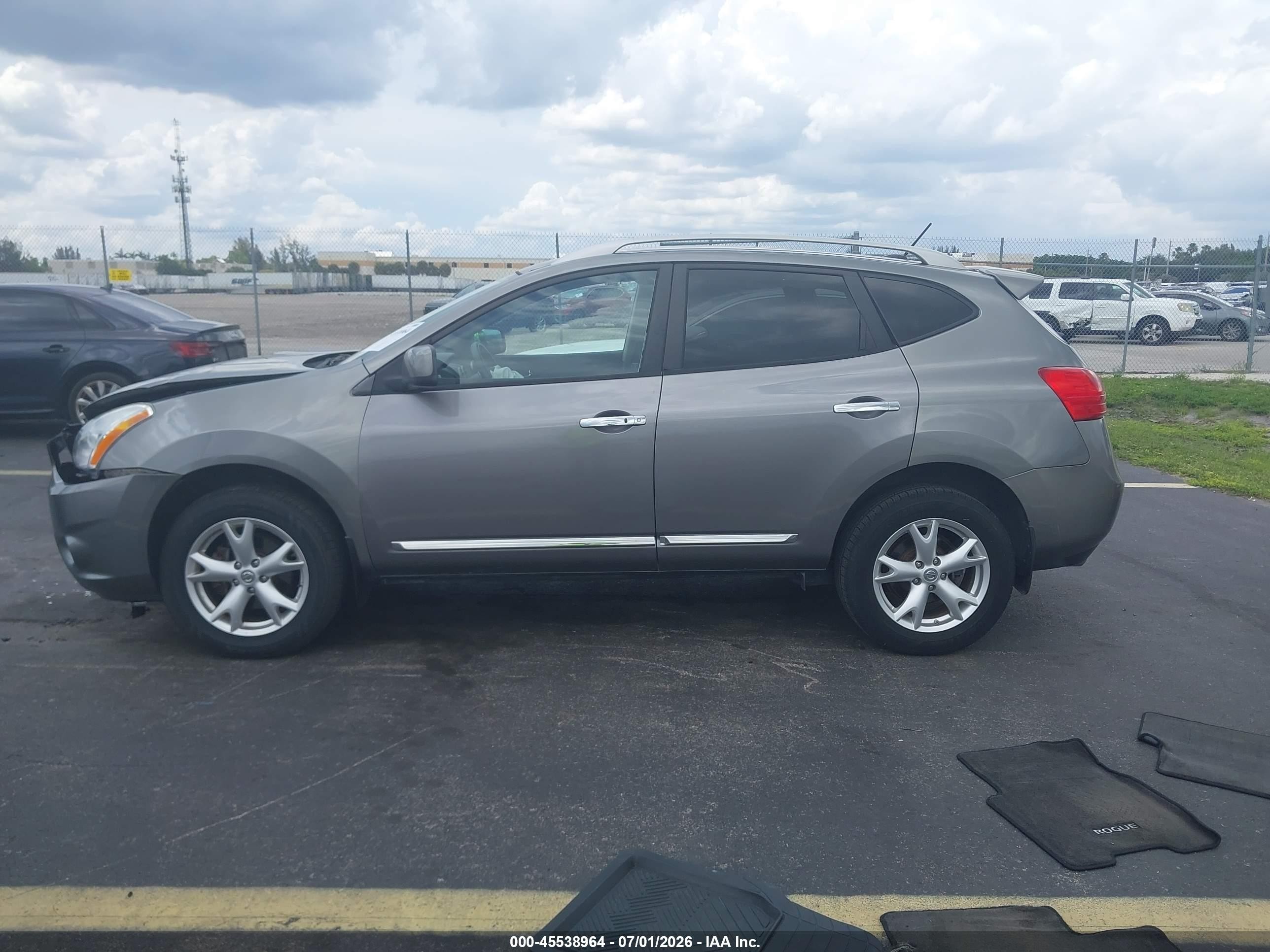 2011 Nissan Rogue Sv Gray vin: JN8AS5MT5BW565834