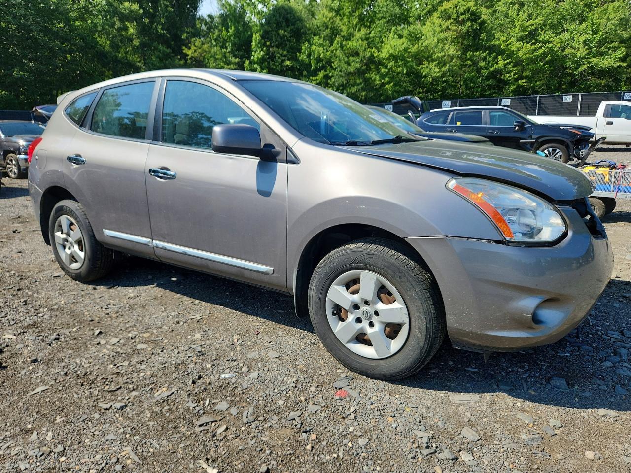 2011 Nissan Rogue S Серый vin: JN8AS5MT5BW566501