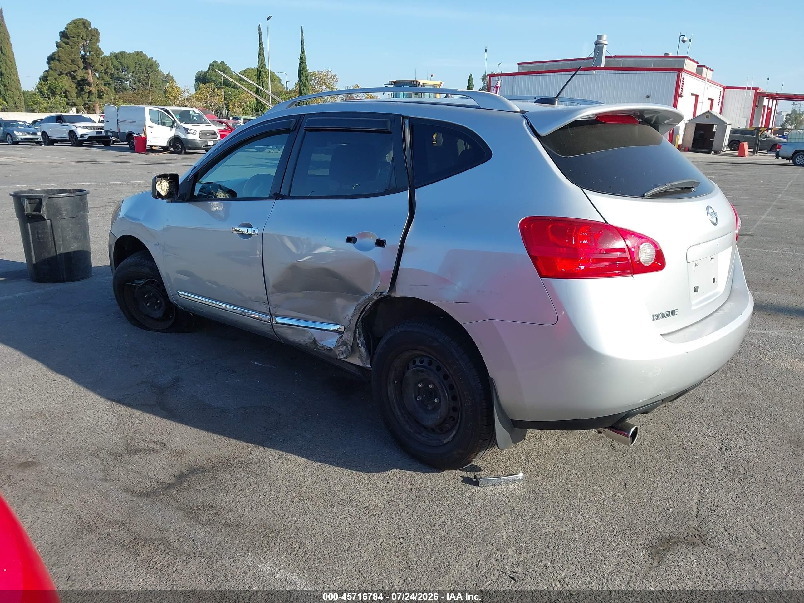 2011 Nissan Rogue Sv Silver vin: JN8AS5MT5BW568555