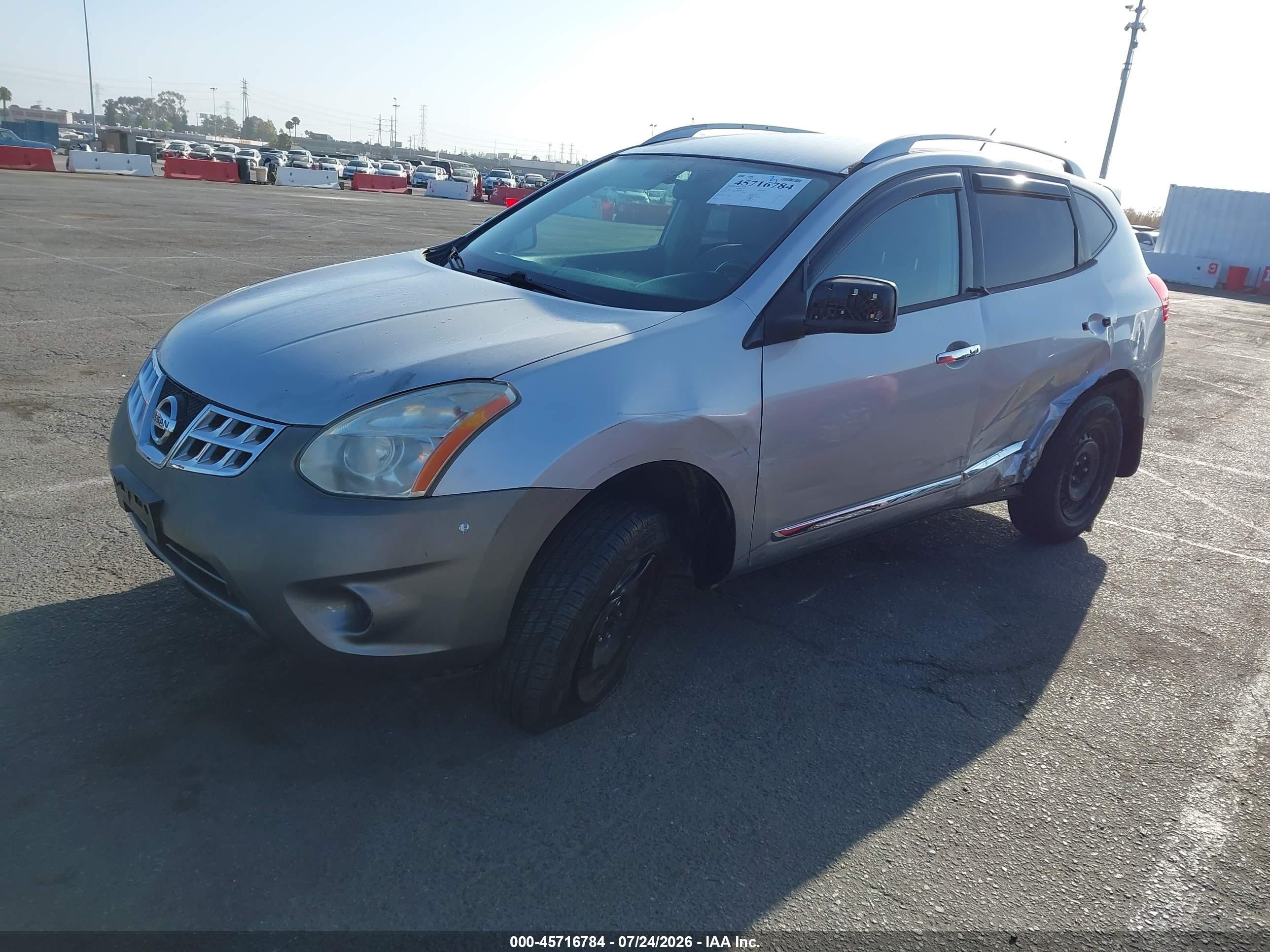 2011 Nissan Rogue Sv Silver vin: JN8AS5MT5BW568555