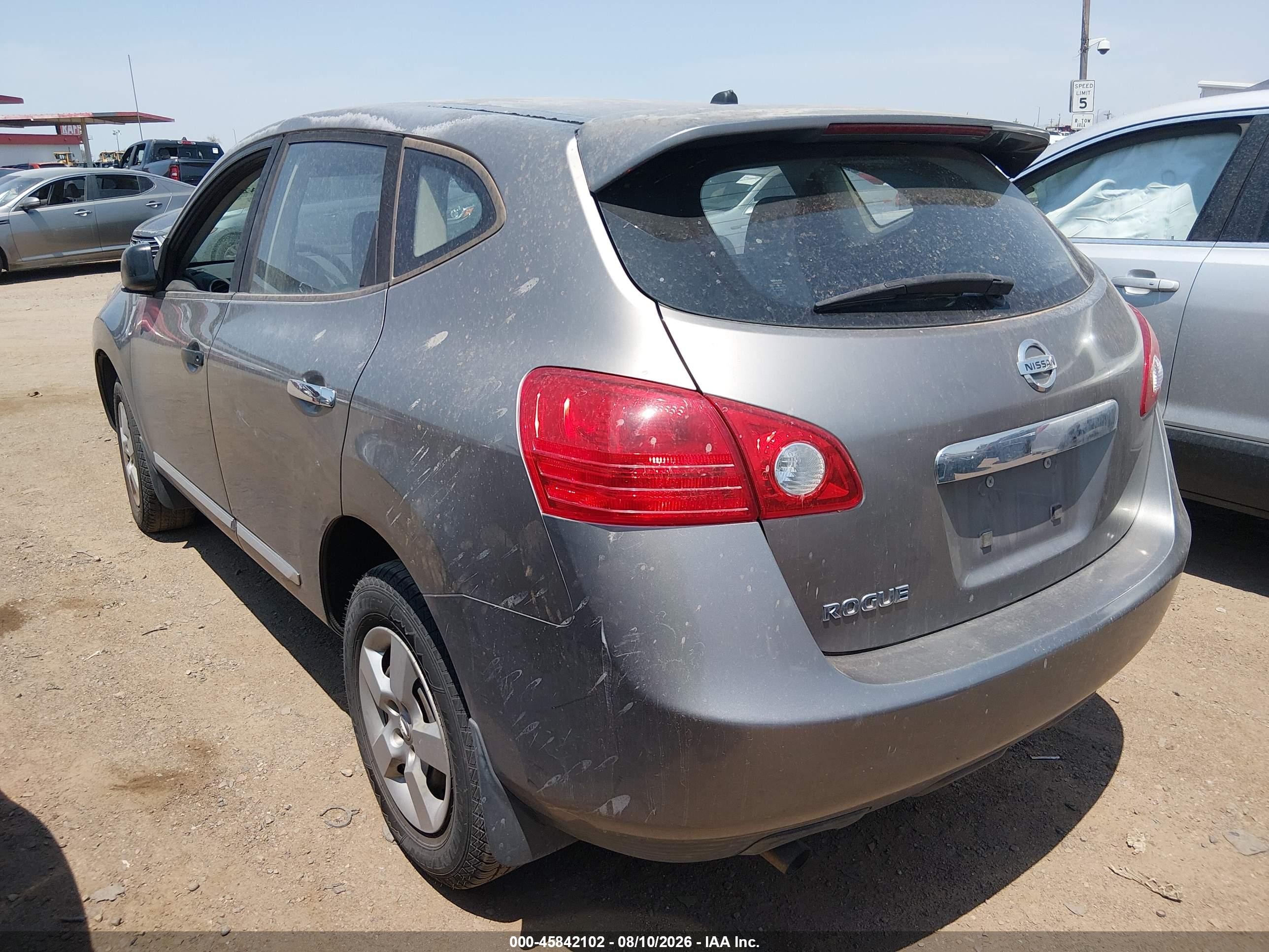 2011 Nissan Rogue S Gray vin: JN8AS5MT5BW570810