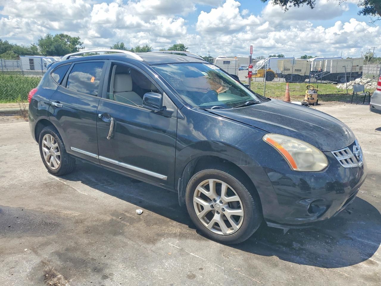 2011 Nissan Rogue S Black vin: JN8AS5MT5BW571763
