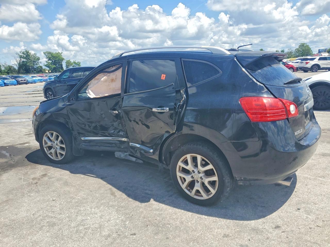 2011 Nissan Rogue S Black vin: JN8AS5MT5BW571763