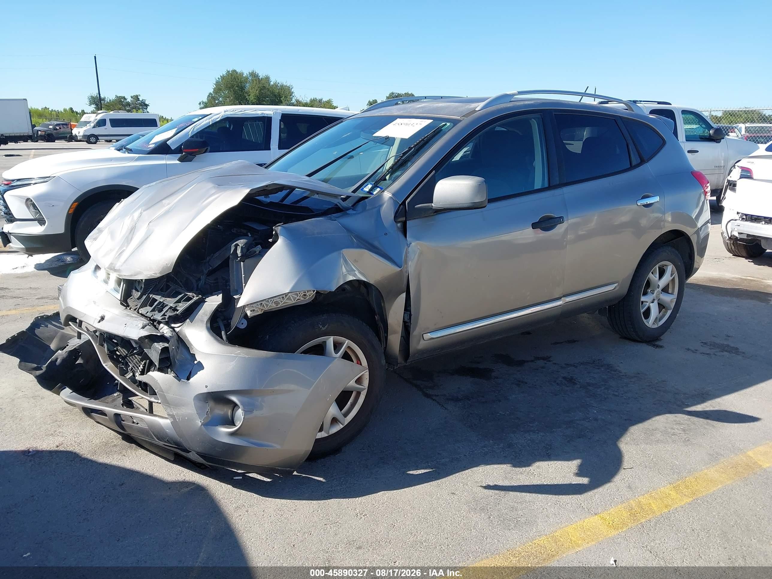 2011 Nissan Rogue Sv Серый vin: JN8AS5MT5BW573917