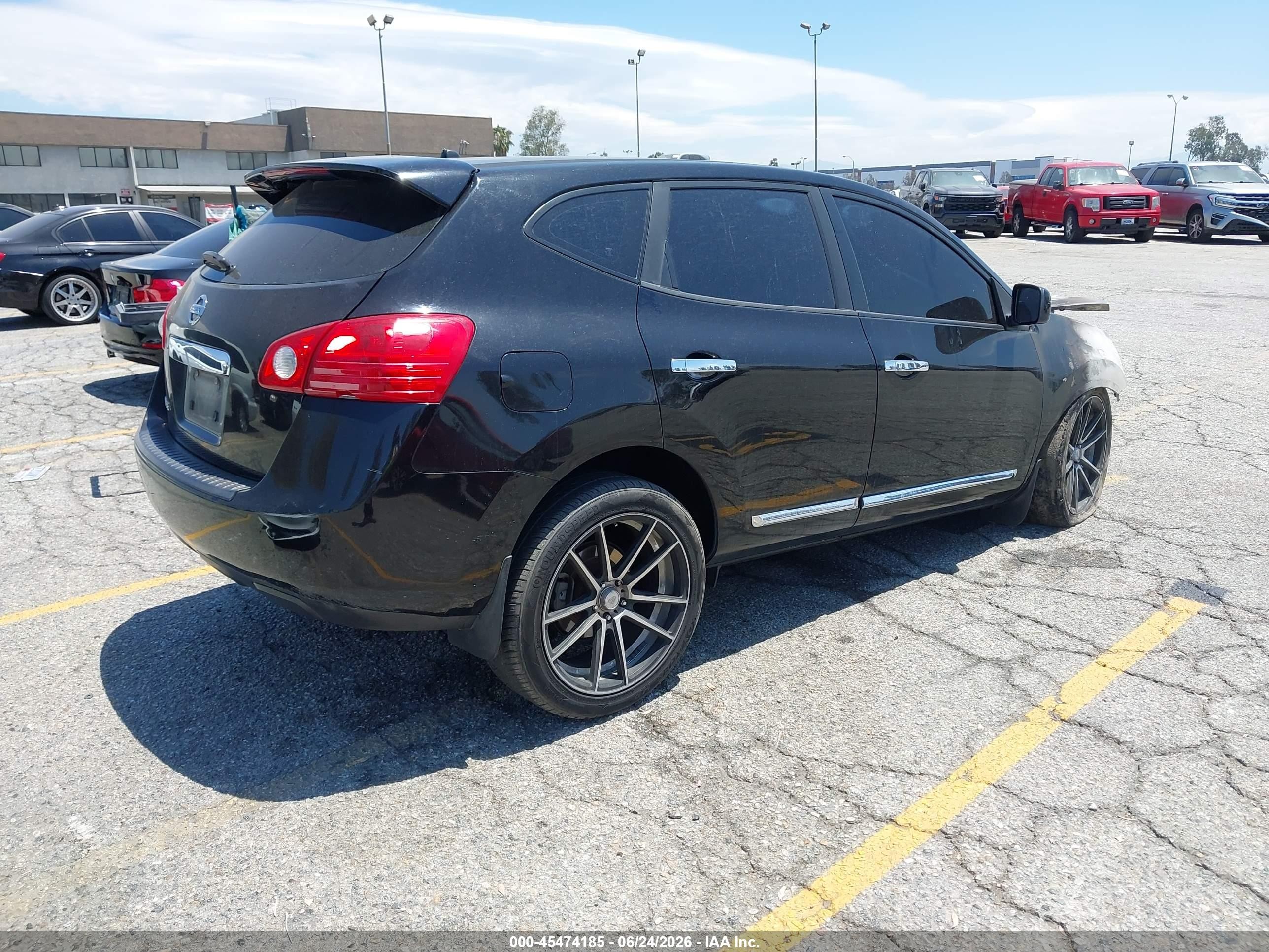 2011 Nissan Rogue S Black vin: JN8AS5MT5BW576610