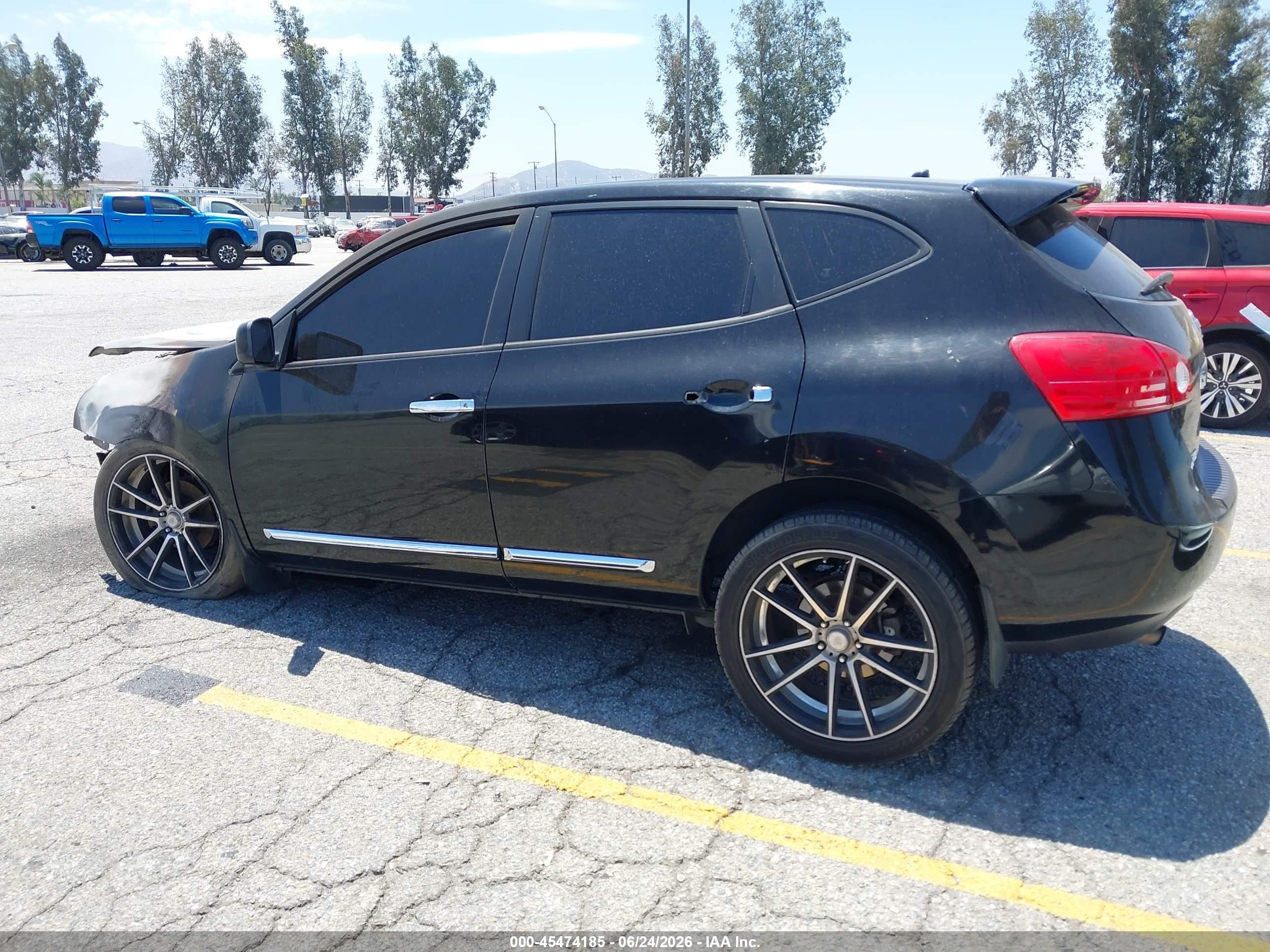 2011 Nissan Rogue S Black vin: JN8AS5MT5BW576610