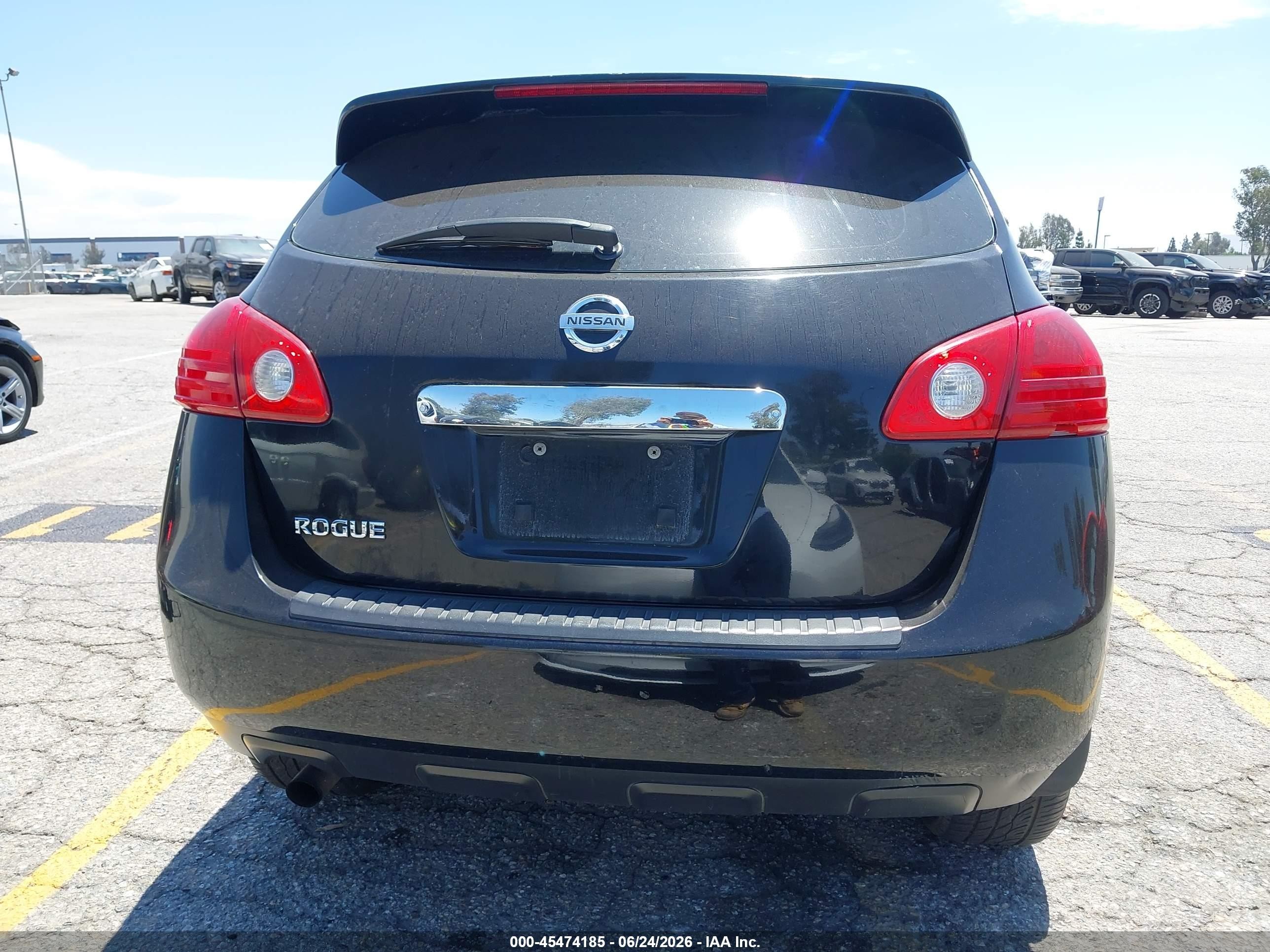 2011 Nissan Rogue S Black vin: JN8AS5MT5BW576610