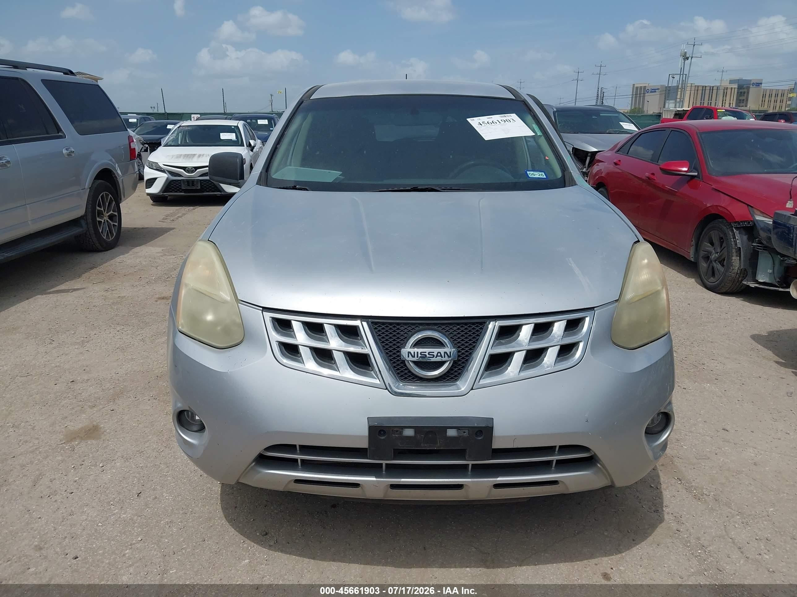 2012 Nissan Rogue S Silver vin: JN8AS5MT5CW250825