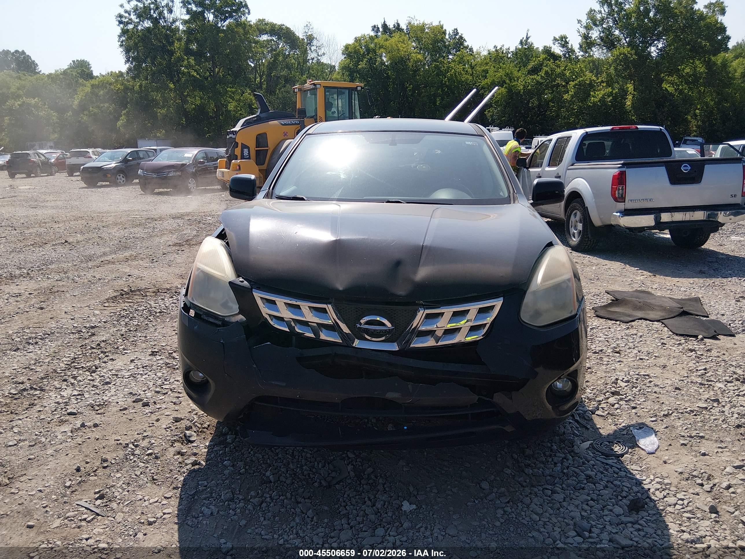 2012 Nissan Rogue S Black vin: JN8AS5MT5CW251599