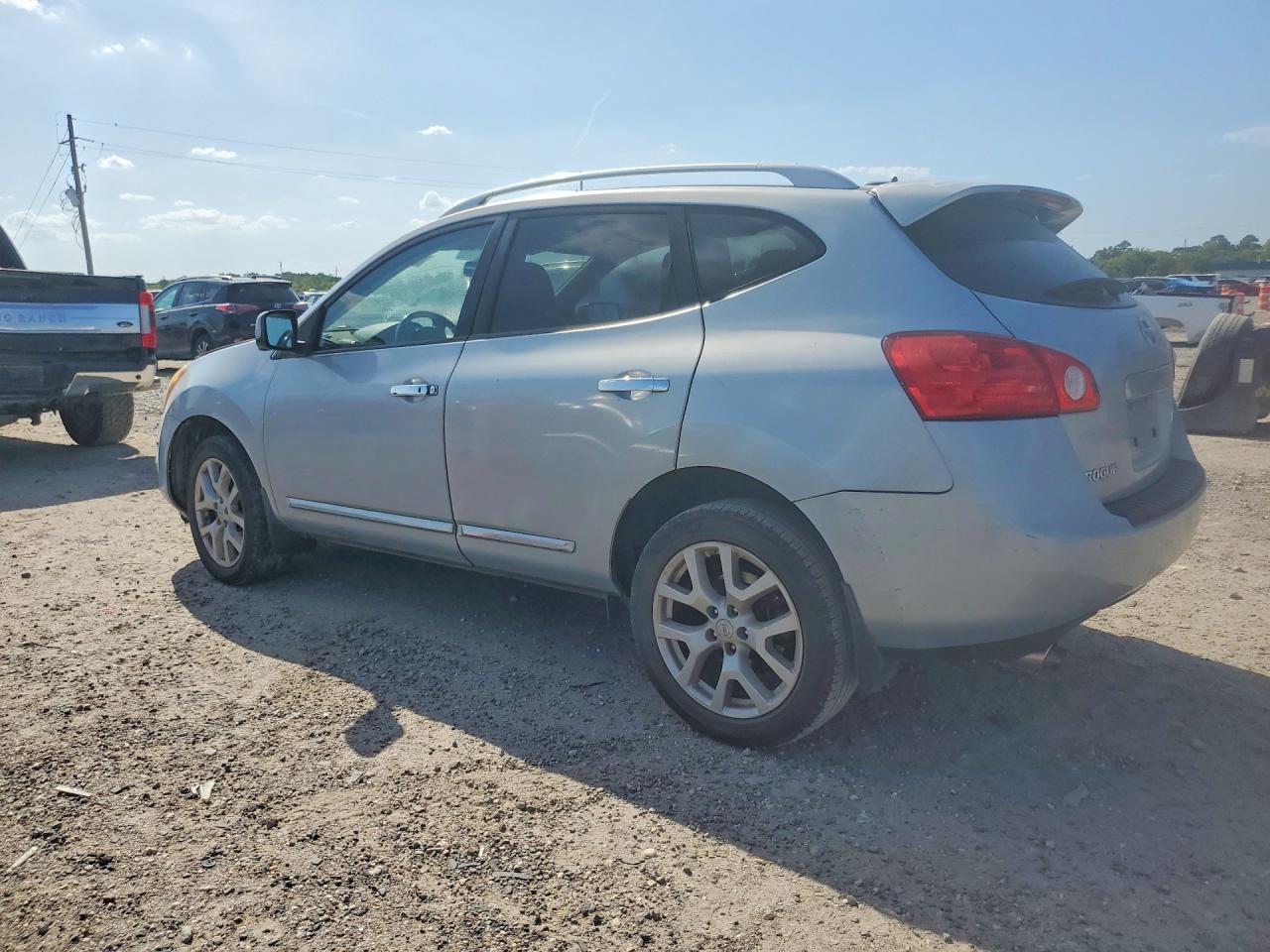 2012 Nissan Rogue S Silver vin: JN8AS5MT5CW254731