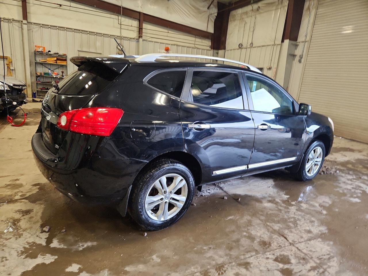 2012 Nissan Rogue S Black vin: JN8AS5MT5CW258651