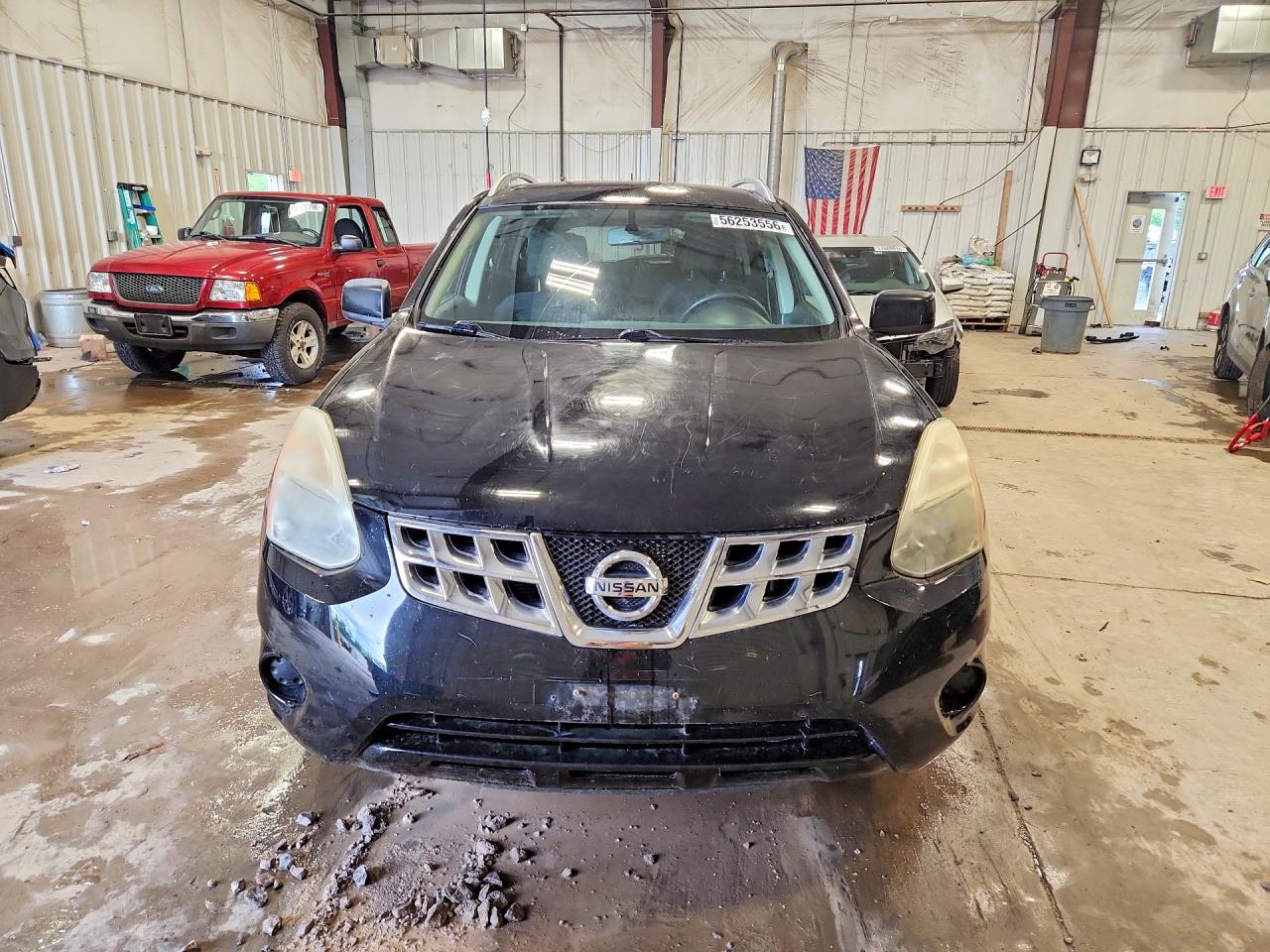 2012 Nissan Rogue S Black vin: JN8AS5MT5CW258651
