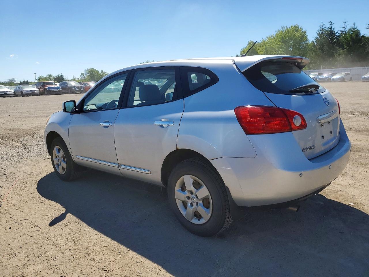 2012 Nissan Rogue S Silver vin: JN8AS5MT5CW258875