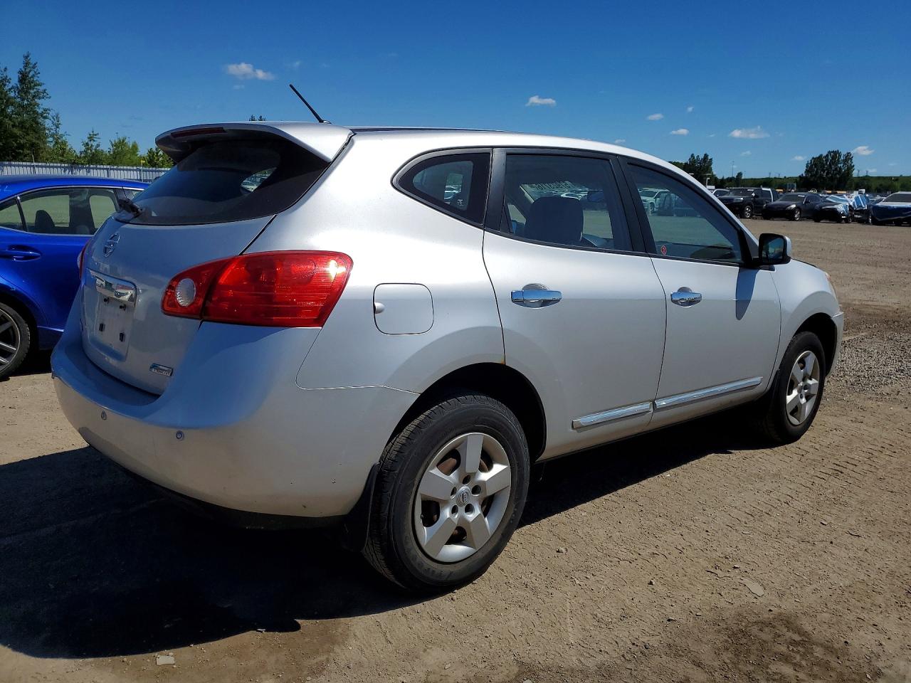 2012 Nissan Rogue S Silver vin: JN8AS5MT5CW258875