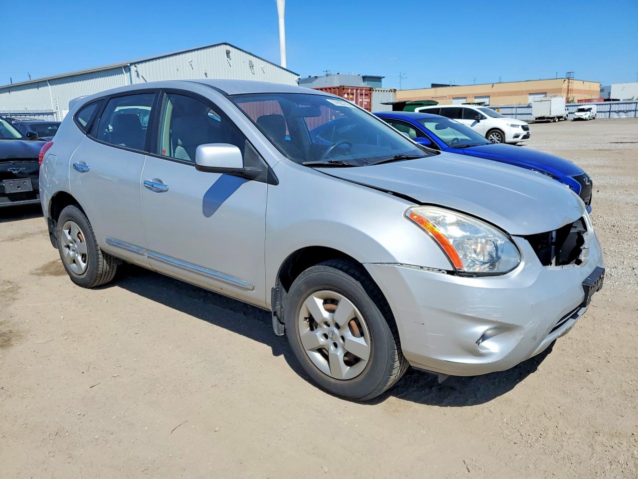 2012 Nissan Rogue S Silver vin: JN8AS5MT5CW258875