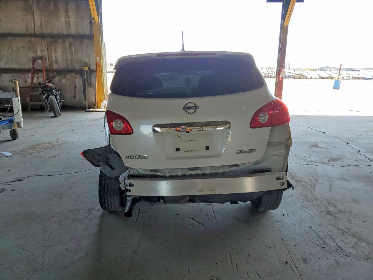 2012 Nissan Rogue S Белый vin: JN8AS5MT5CW260142