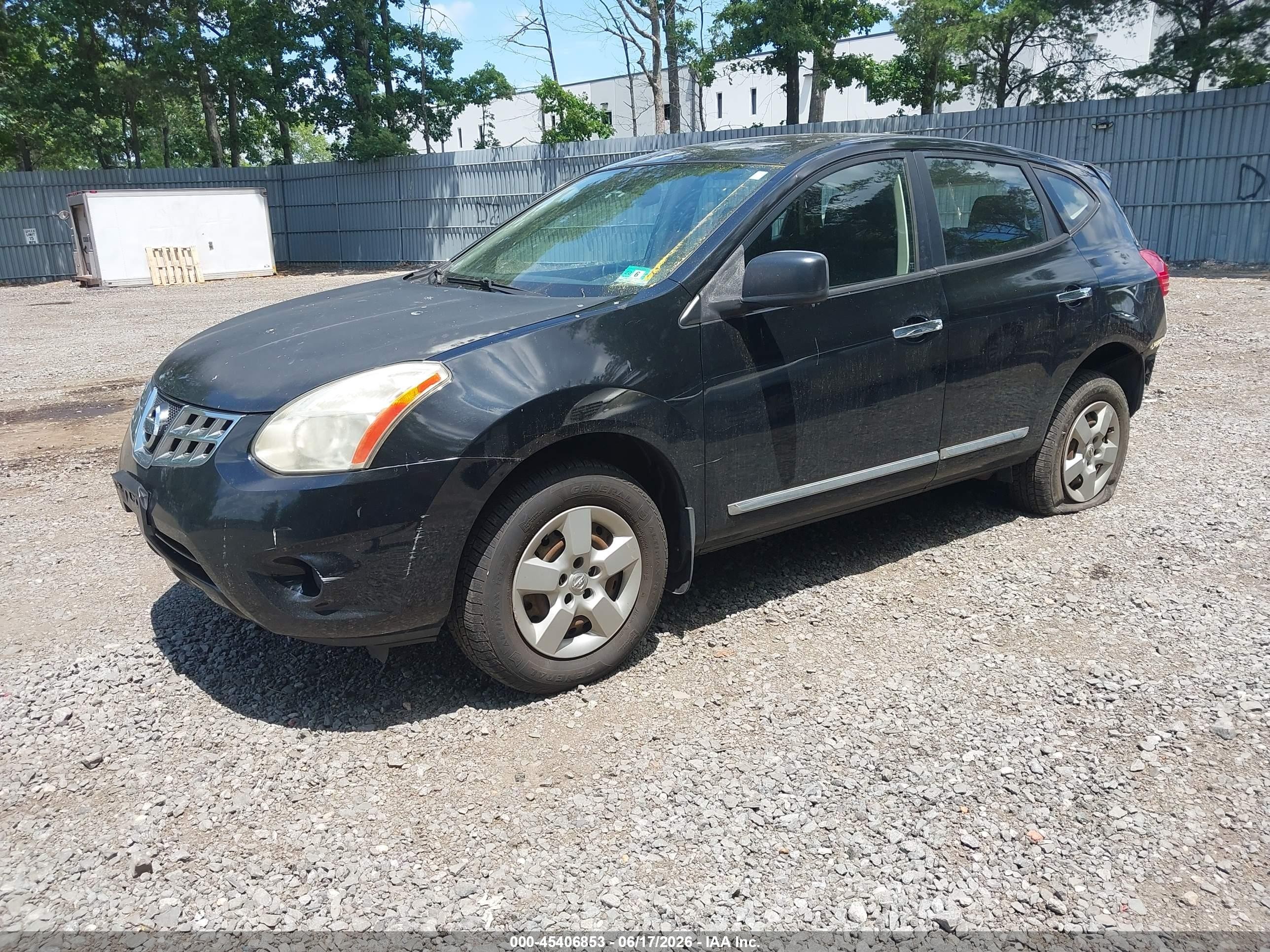 2012 Nissan Rogue S Black vin: JN8AS5MT5CW269360