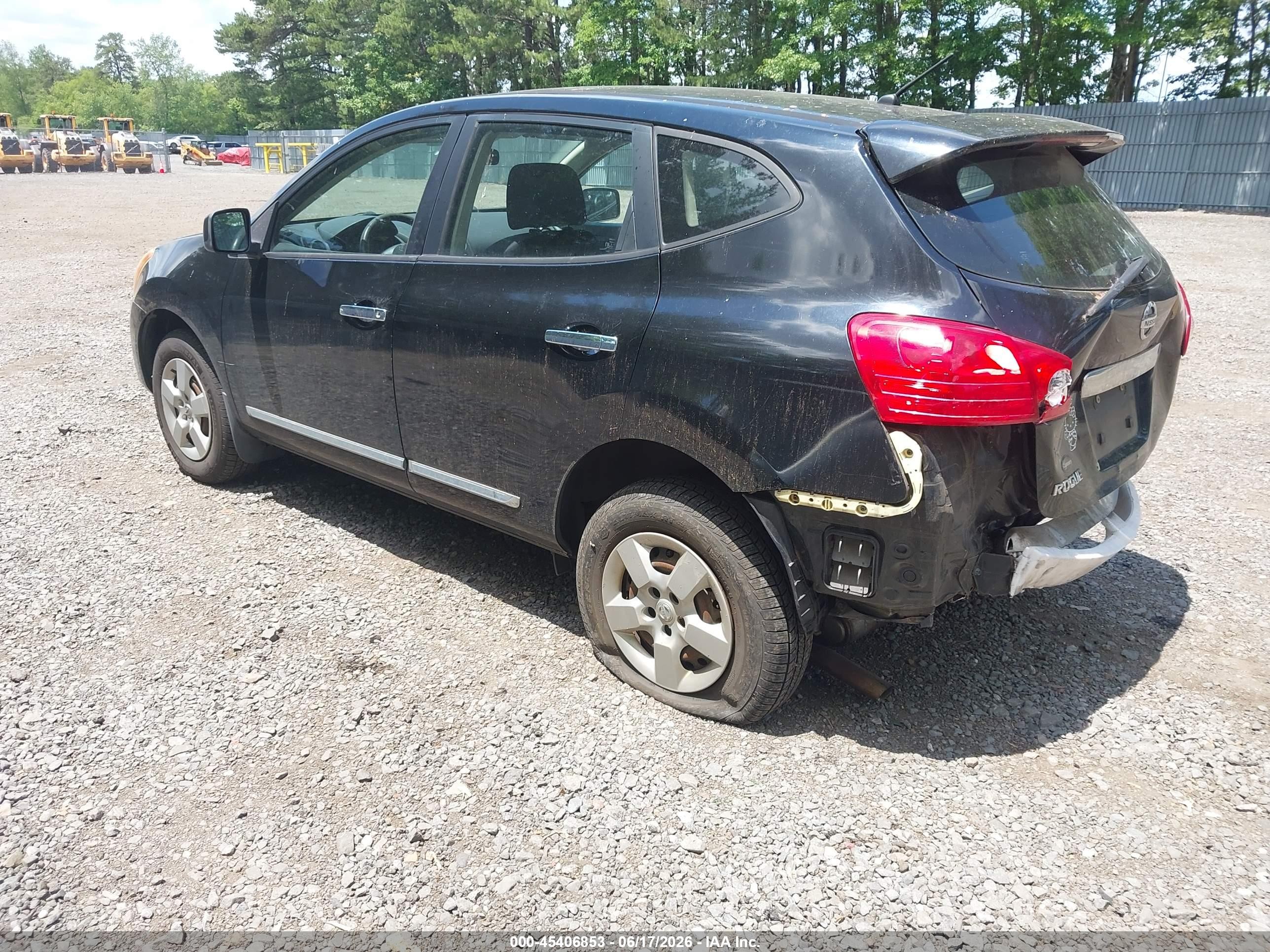 2012 Nissan Rogue S Black vin: JN8AS5MT5CW269360