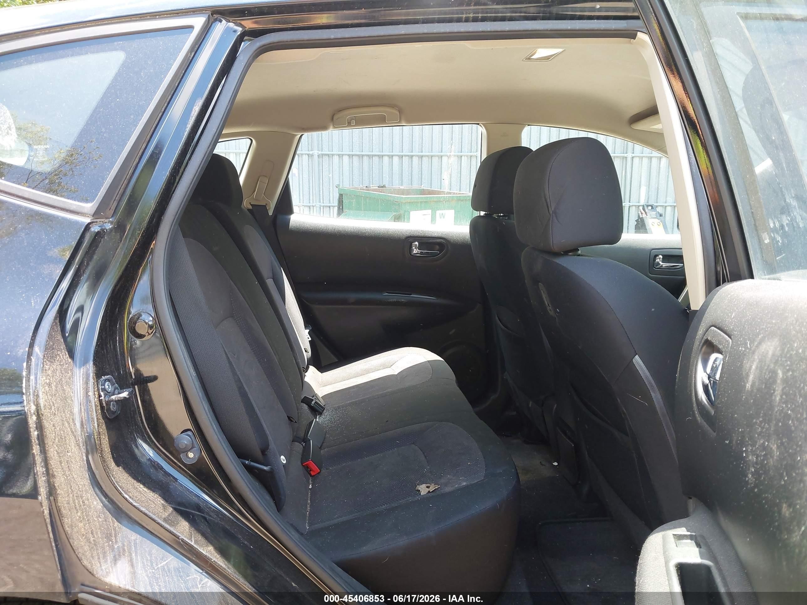 2012 Nissan Rogue S Black vin: JN8AS5MT5CW269360