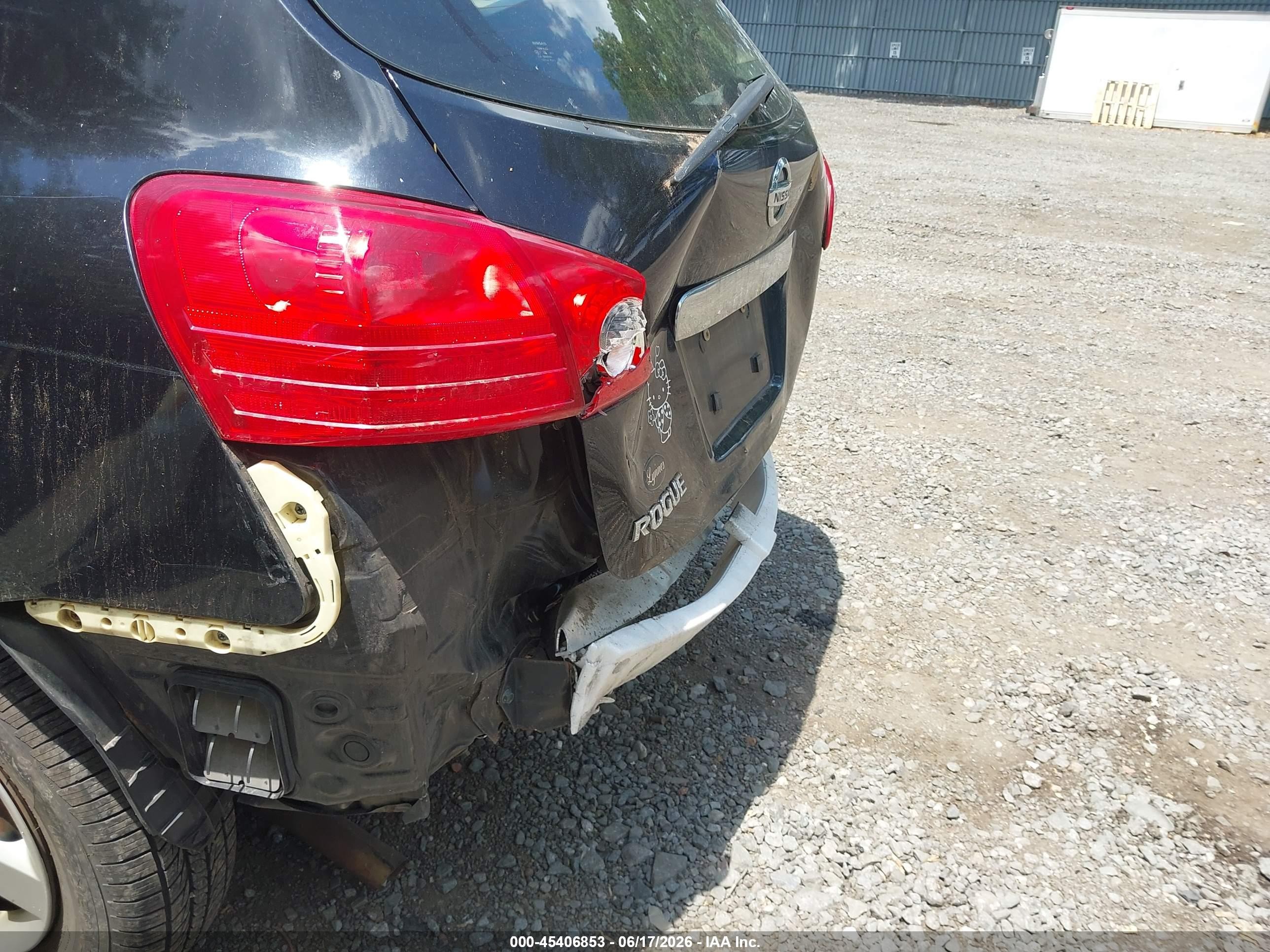 2012 Nissan Rogue S Black vin: JN8AS5MT5CW269360