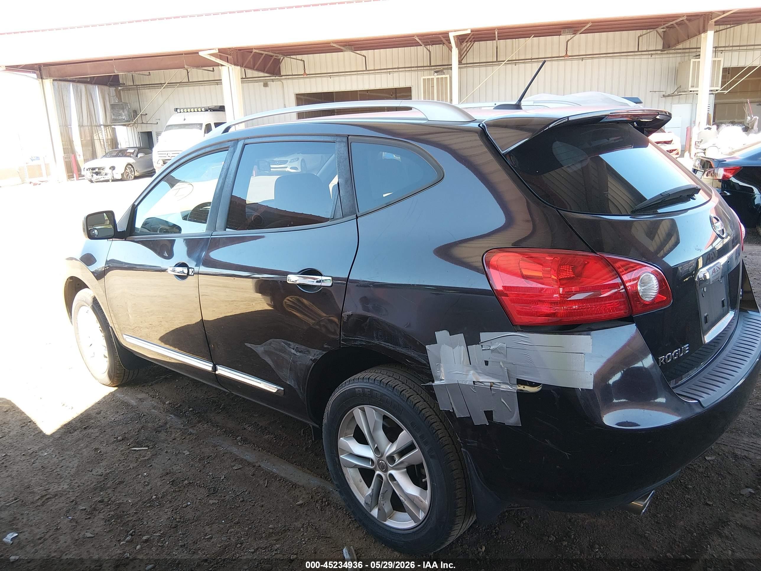 2012 Nissan Rogue Sv Фиолетовый vin: JN8AS5MT5CW277460