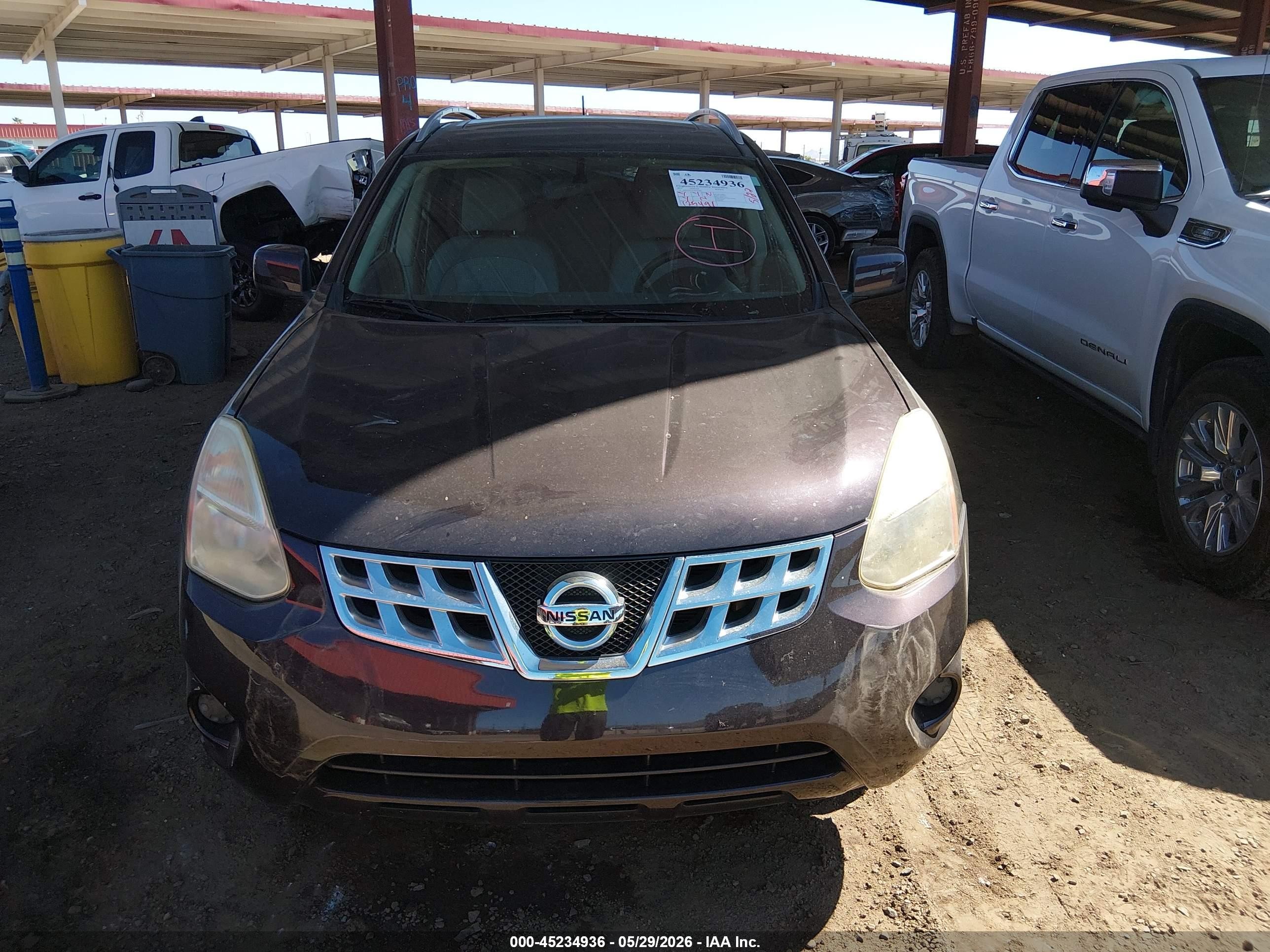 2012 Nissan Rogue Sv Фиолетовый vin: JN8AS5MT5CW277460