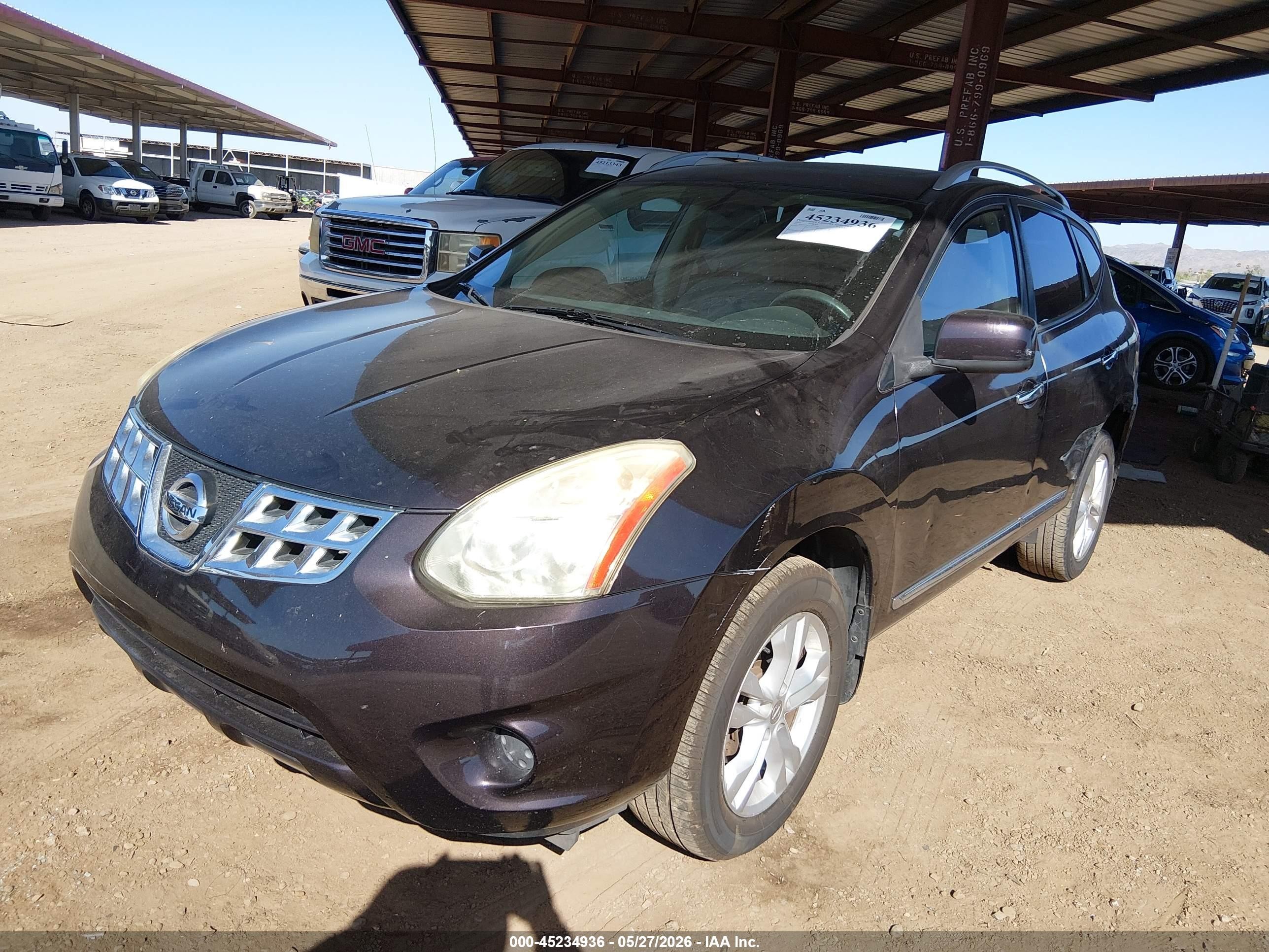 2012 Nissan Rogue Sv Фиолетовый vin: JN8AS5MT5CW277460