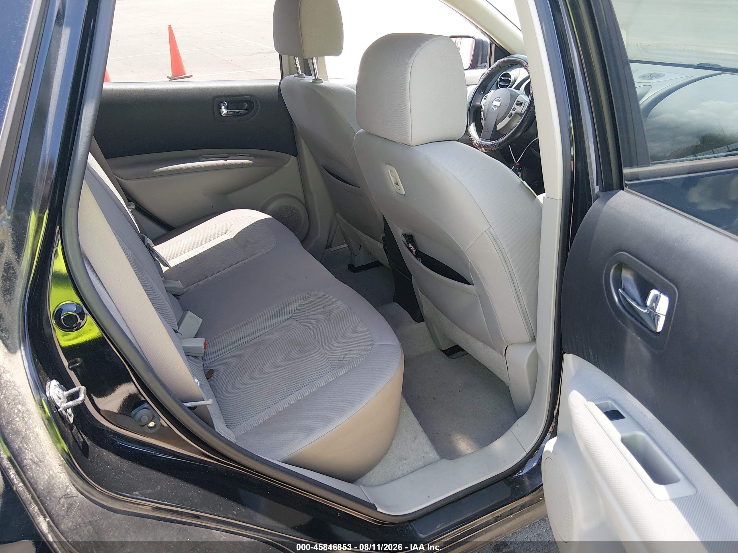 2012 Nissan Rogue S Black vin: JN8AS5MT5CW281489