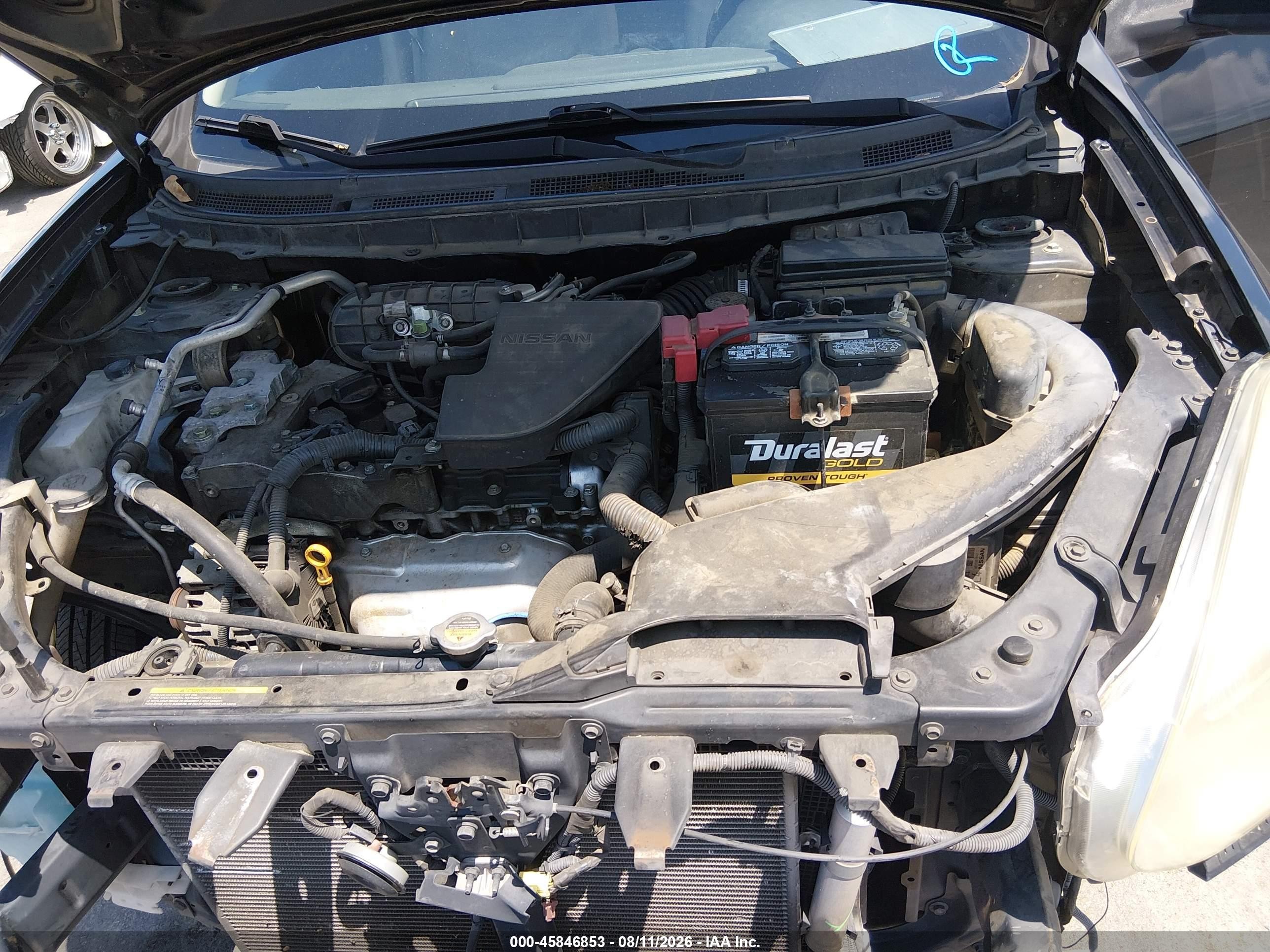 2012 Nissan Rogue S Black vin: JN8AS5MT5CW281489