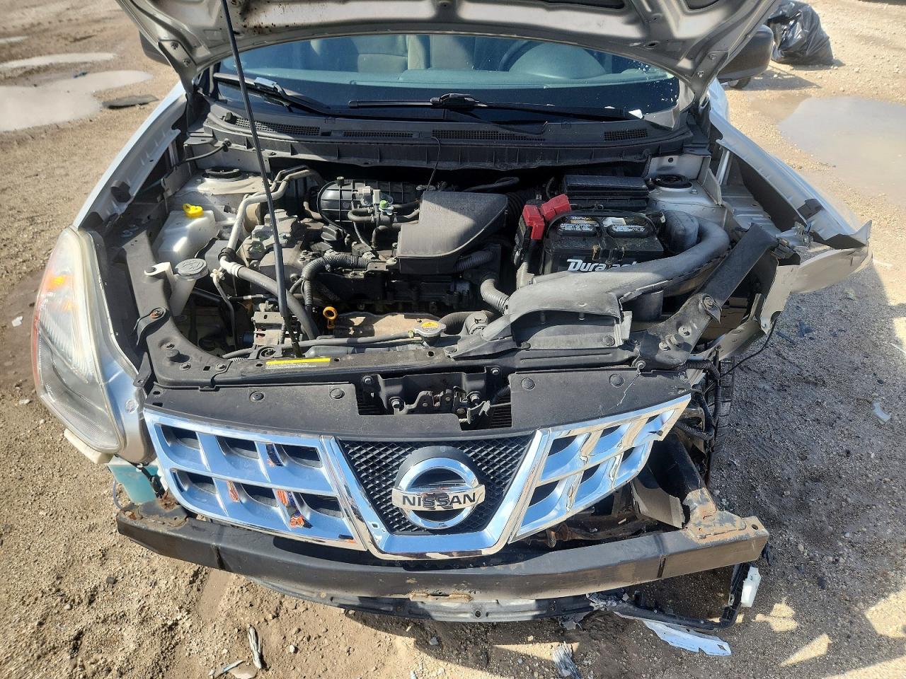 2012 Nissan Rogue S Silver vin: JN8AS5MT5CW282772