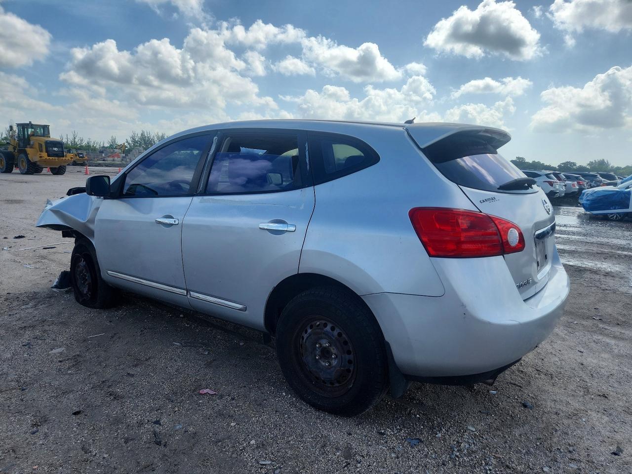 2012 Nissan Rogue S Silver vin: JN8AS5MT5CW282772